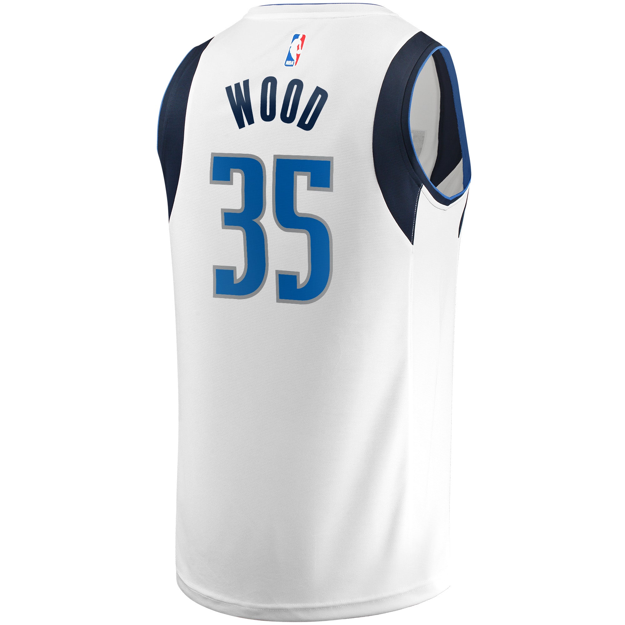 Men's Fanatics Branded Christian Wood White Dallas Mavericks Fast Break Player Jersey - Association Edition - vstockx