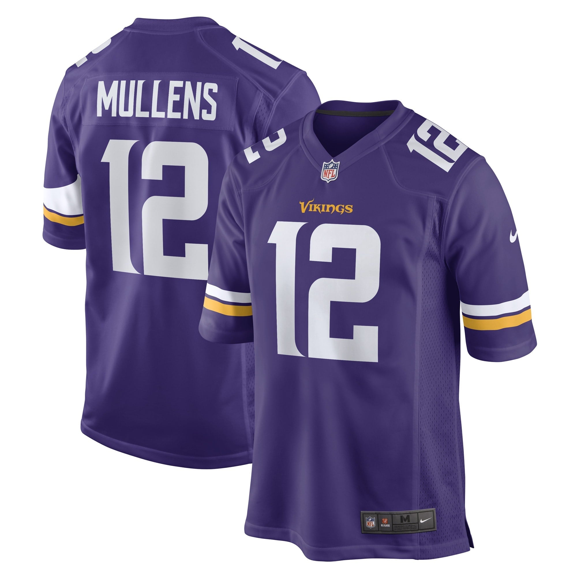 Men's Nike Nick Mullens Purple Minnesota Vikings Game Player Jersey - vstockx