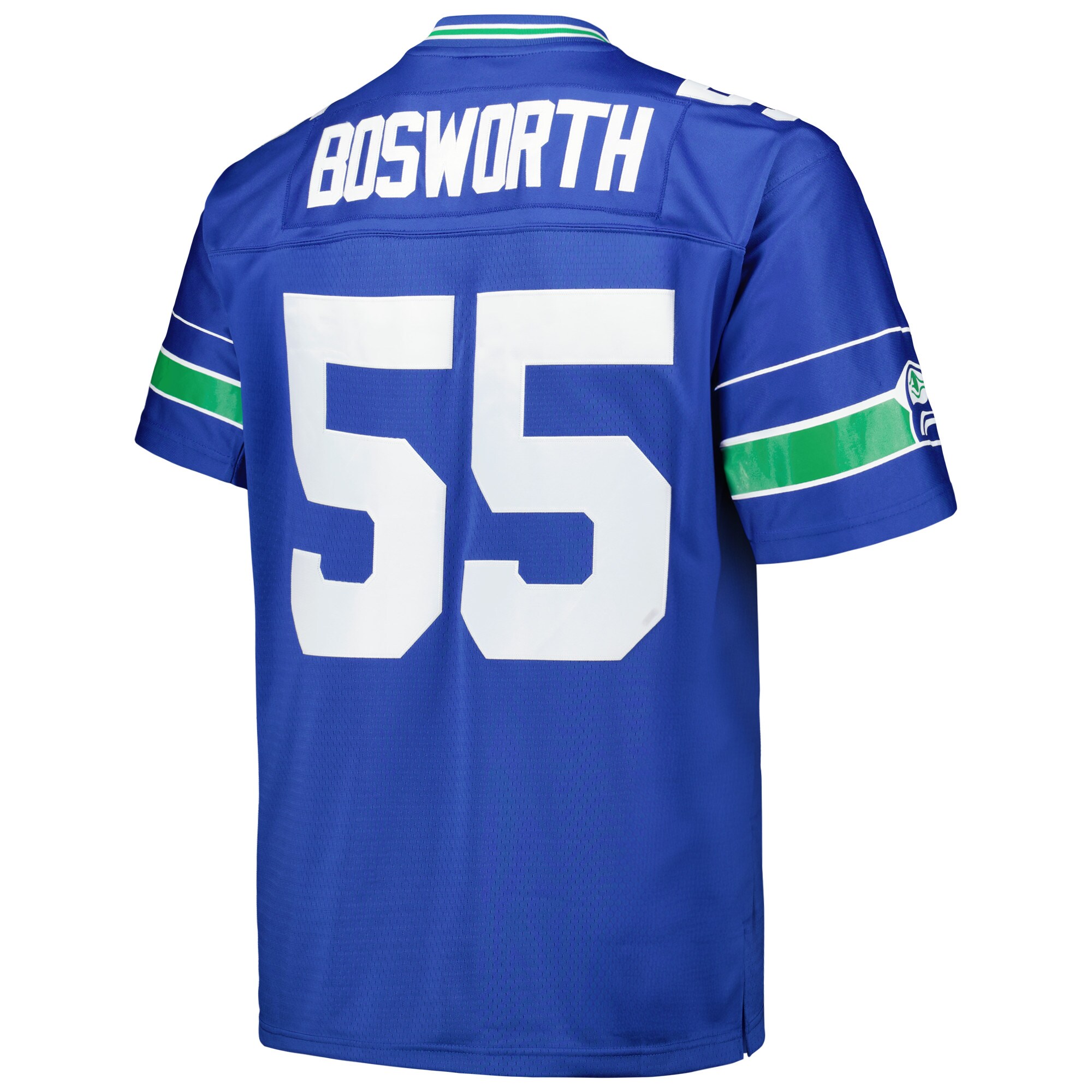 Brian Bosworth Seattle Seahawks Mitchell & Ness Big & Tall 1987 Legacy Retired Player Jersey - Royal - vstockx