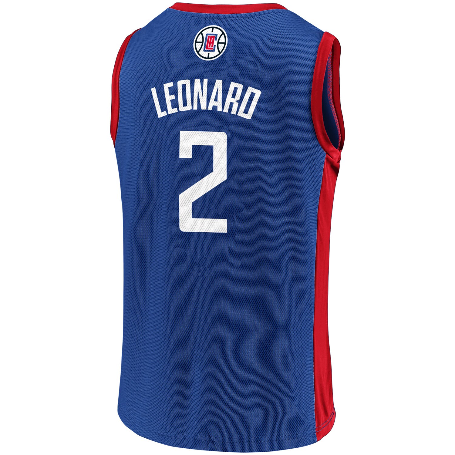 Men's Kawhi Leonard Royal/Red LA Clippers Replica Jersey - vstockx
