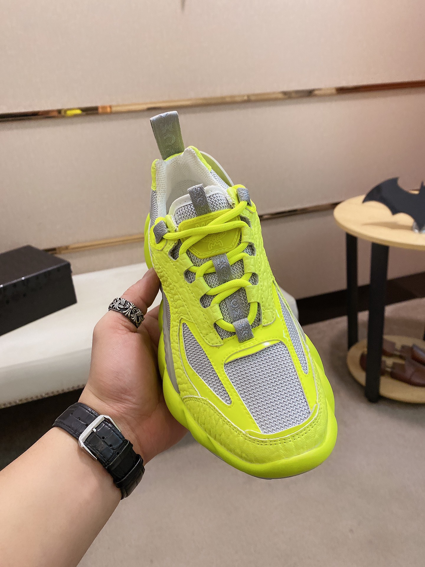 MCM Low Top Logo Lace-up Sneakers 3 - vstockx