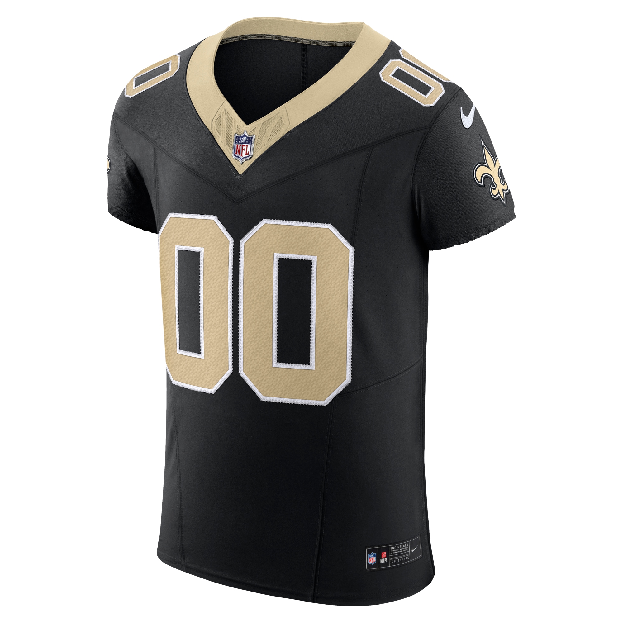New Orleans Saints Nike Vapor F.U.S.E. Elite Custom Jersey - Black - vstockx
