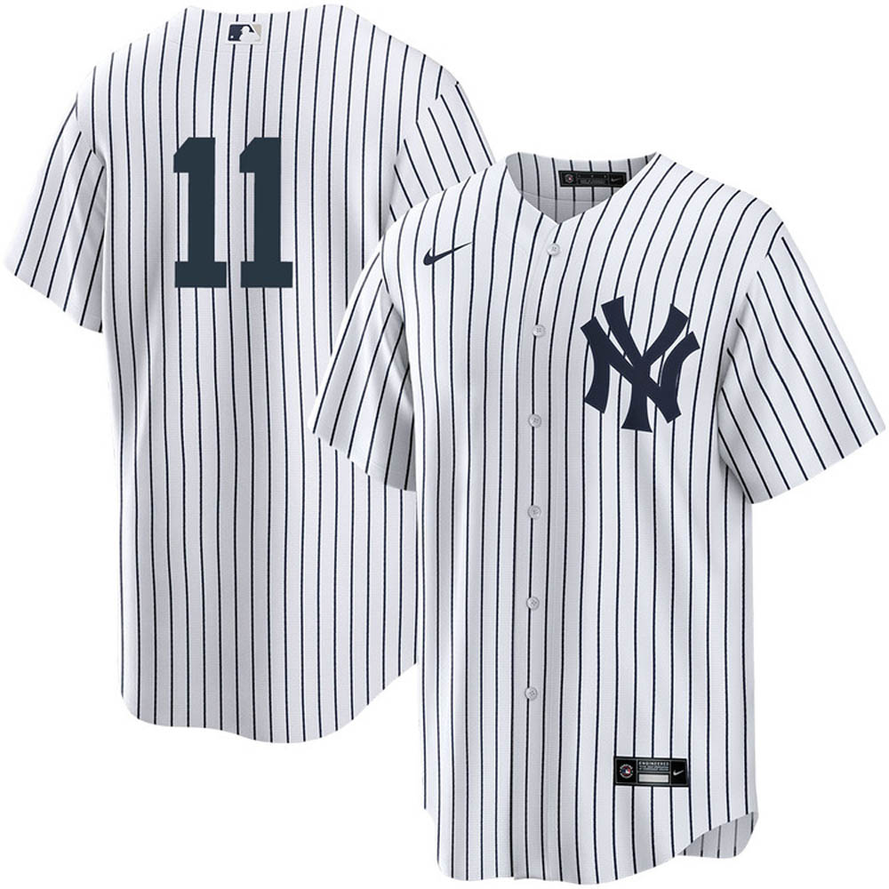 Youth New York Yankees Anthony Volpe Cool Base Replica Home Jersey - White - vstockx