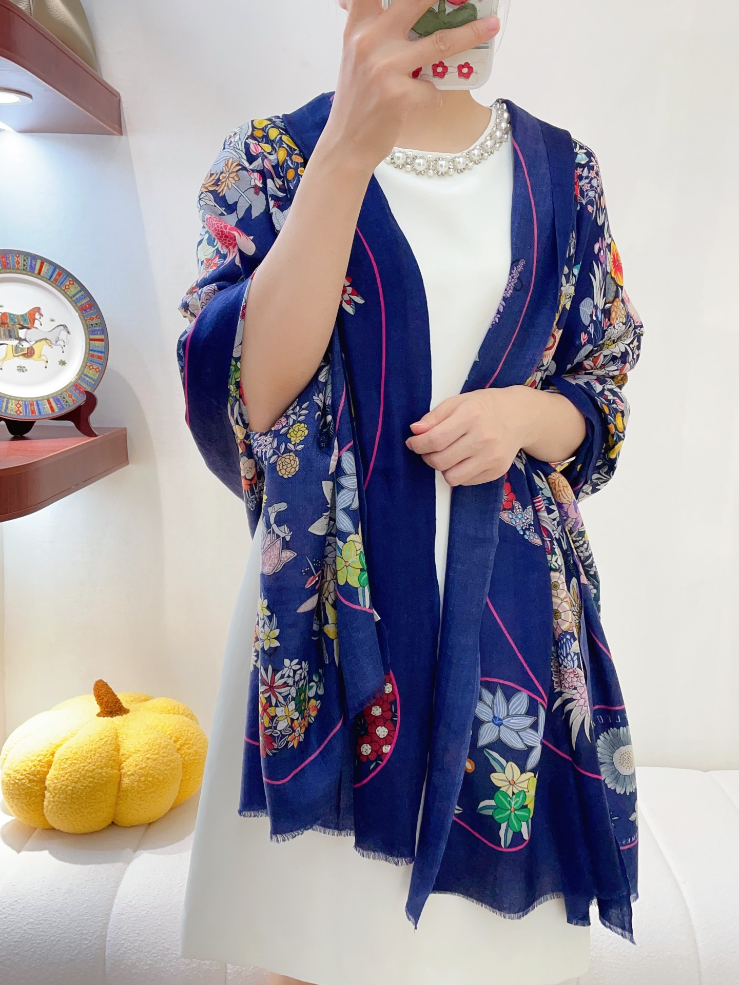 Streetwear Scarf Hermes 328747 SIZE:200*100cm - vstockx