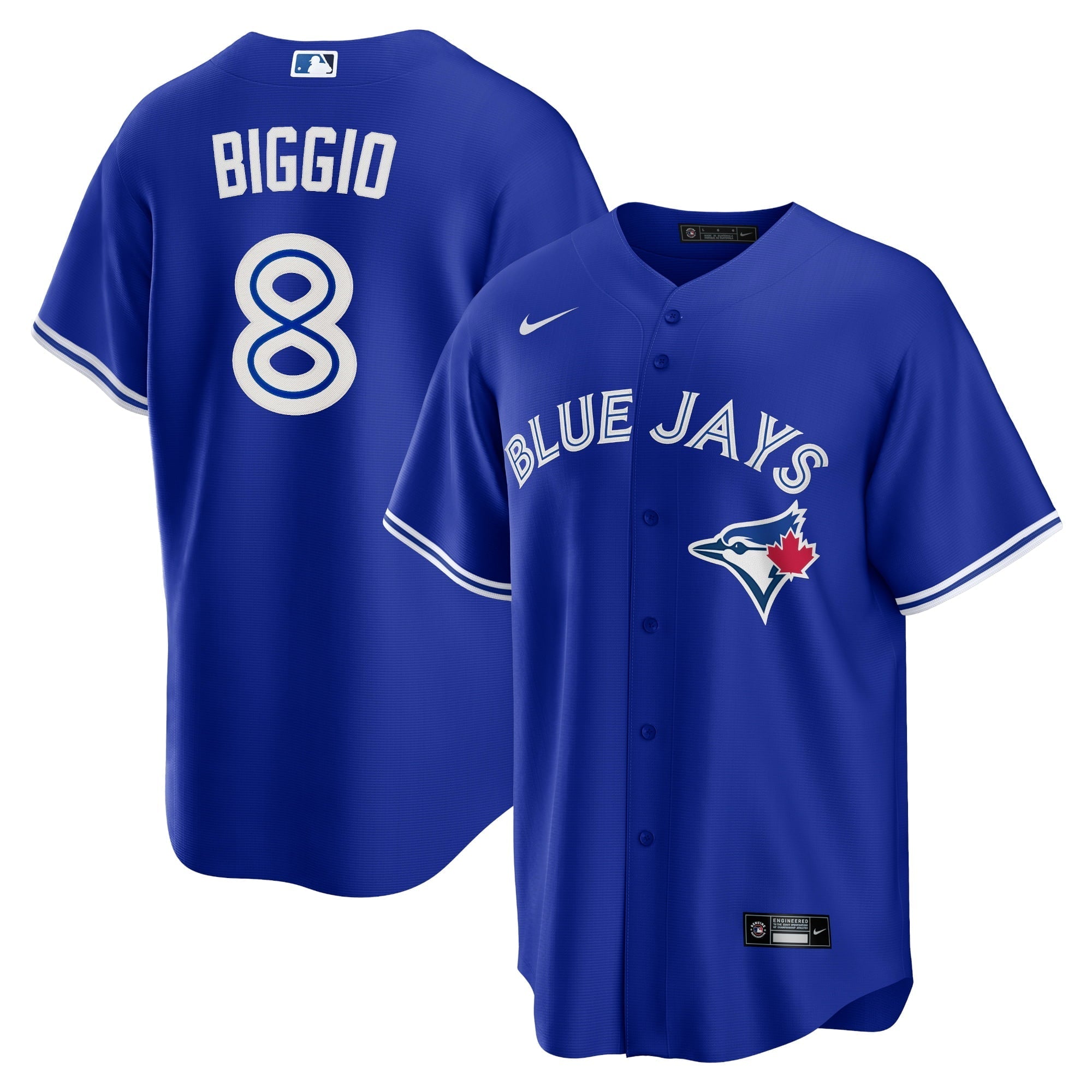Men's Nike Cavan Biggio Royal Toronto Blue Jays Replica Player Name Jersey - vstockx