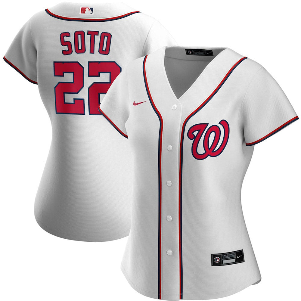 Women's Washington Nationals Juan Soto Replica Home Jersey - White - vstockx