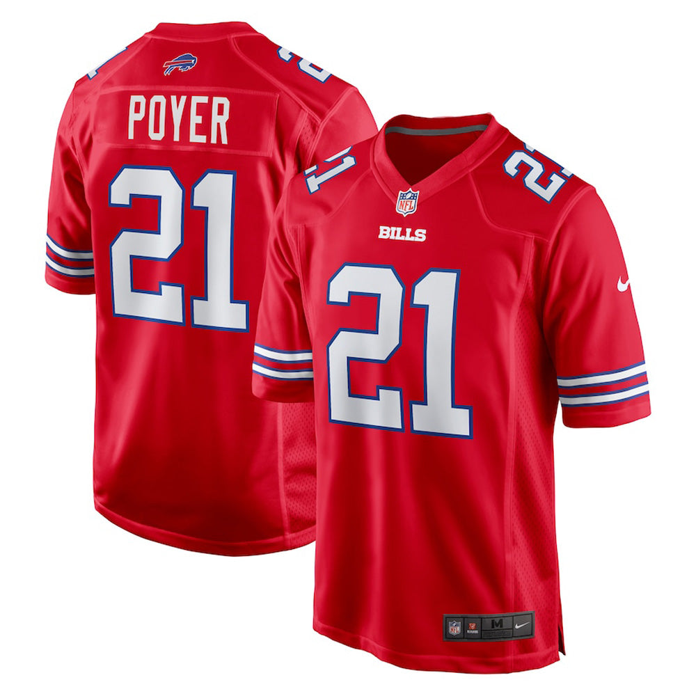 Youth Buffalo Bills Jordan Poyer Game Jersey - Red - vstockx