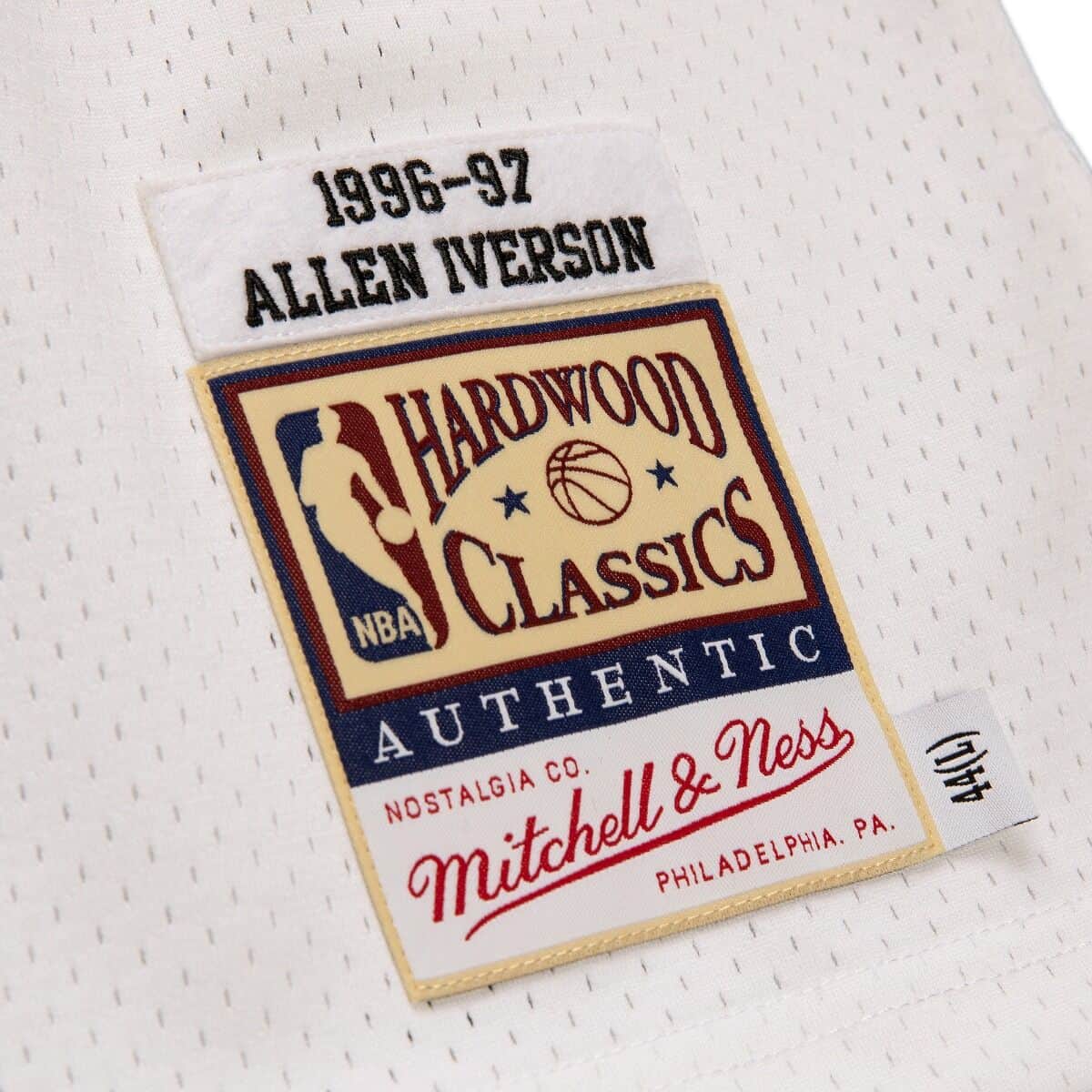 Authentic Allen Iverson Philadelphia 76ers 1996-97 Jersey - vstockx