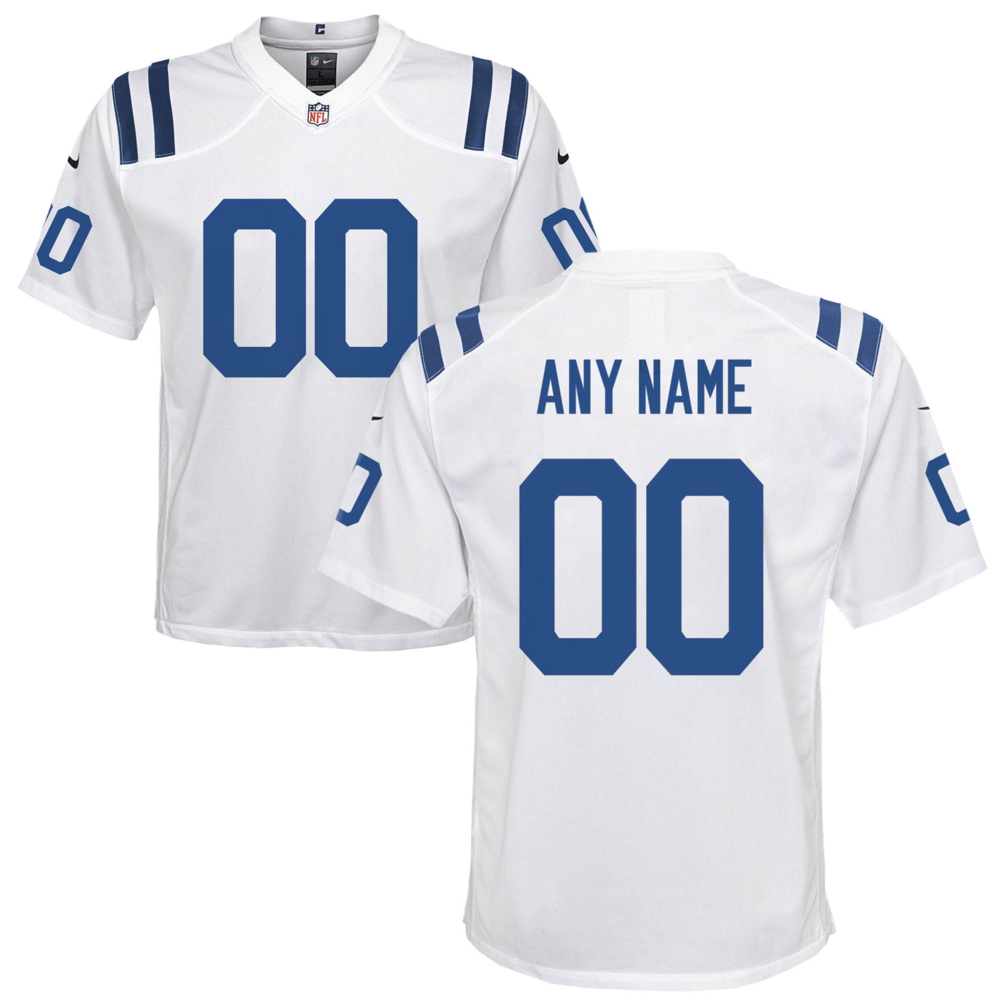 Nike Indianapolis Colts Youth Custom Game Jersey - White - vstockx