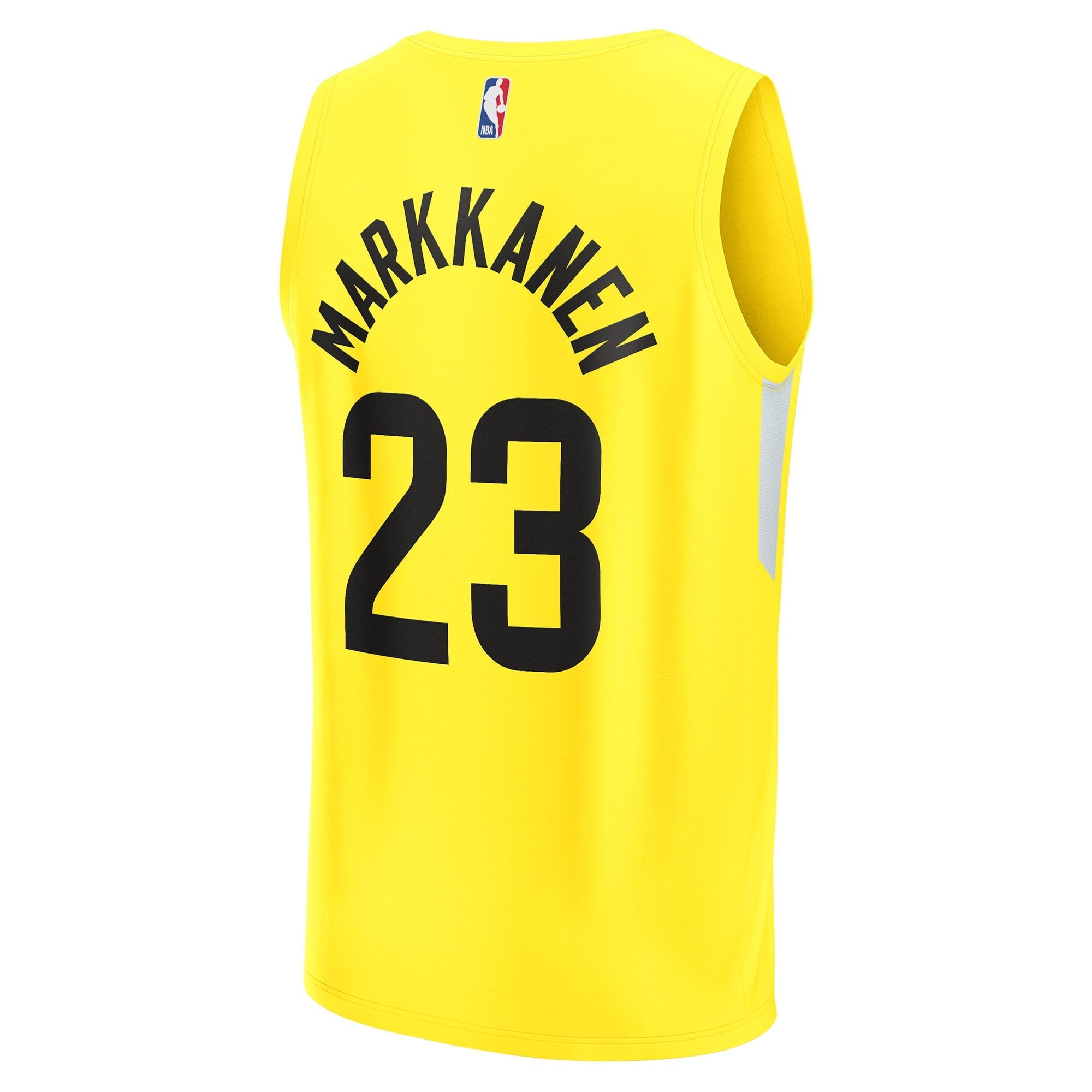 Men's Fanatics Branded Lauri Markkanen Yellow Utah Jazz 2022/23 Fast Break Replica Player Jersey - Icon Edition - vstockx