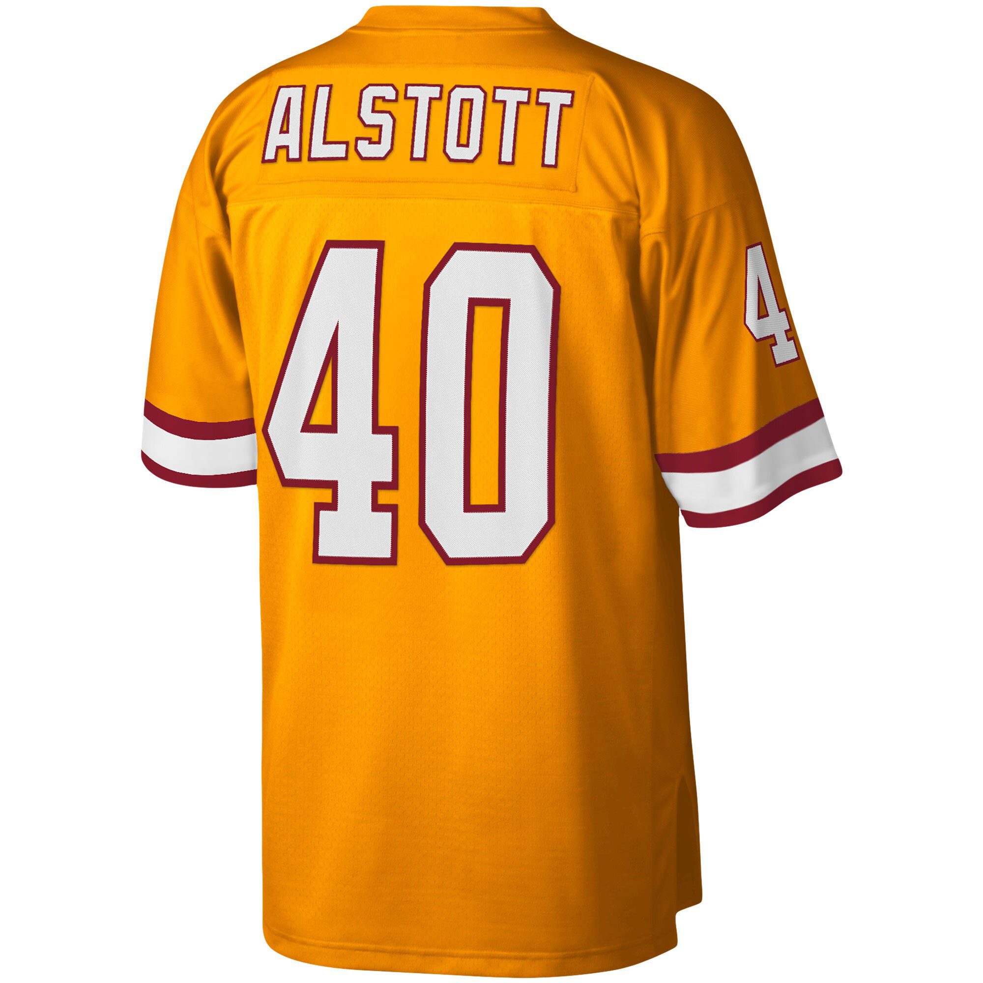 Mike Alstott Tampa Bay Buccaneers Mitchell & Ness Big & Tall 1996 Retired Player Replica Jersey - Orange - vstockx