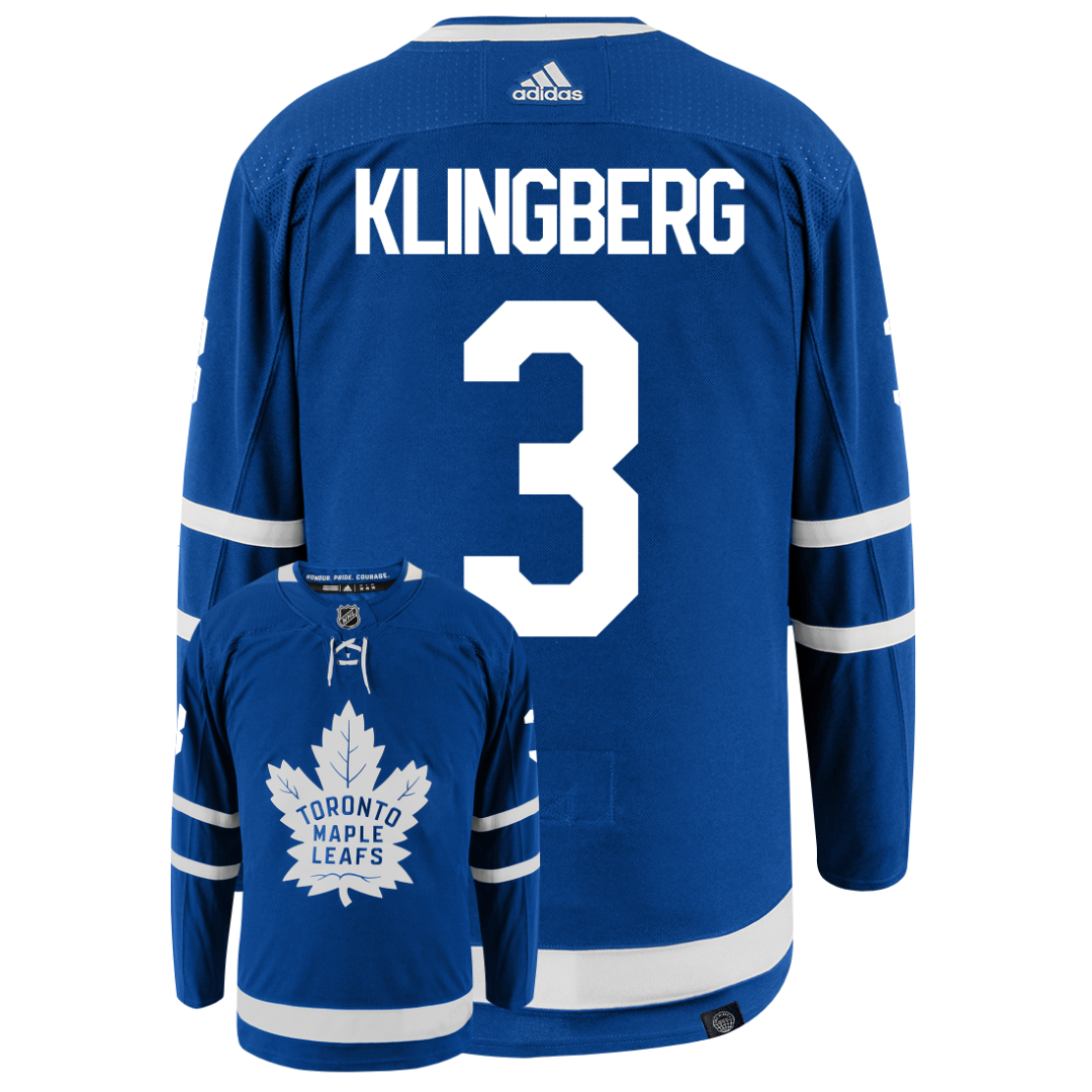 John Klingberg Toronto Maple Leafs Adidas Primegreen Authentic NHL Hockey Jersey - vstockx
