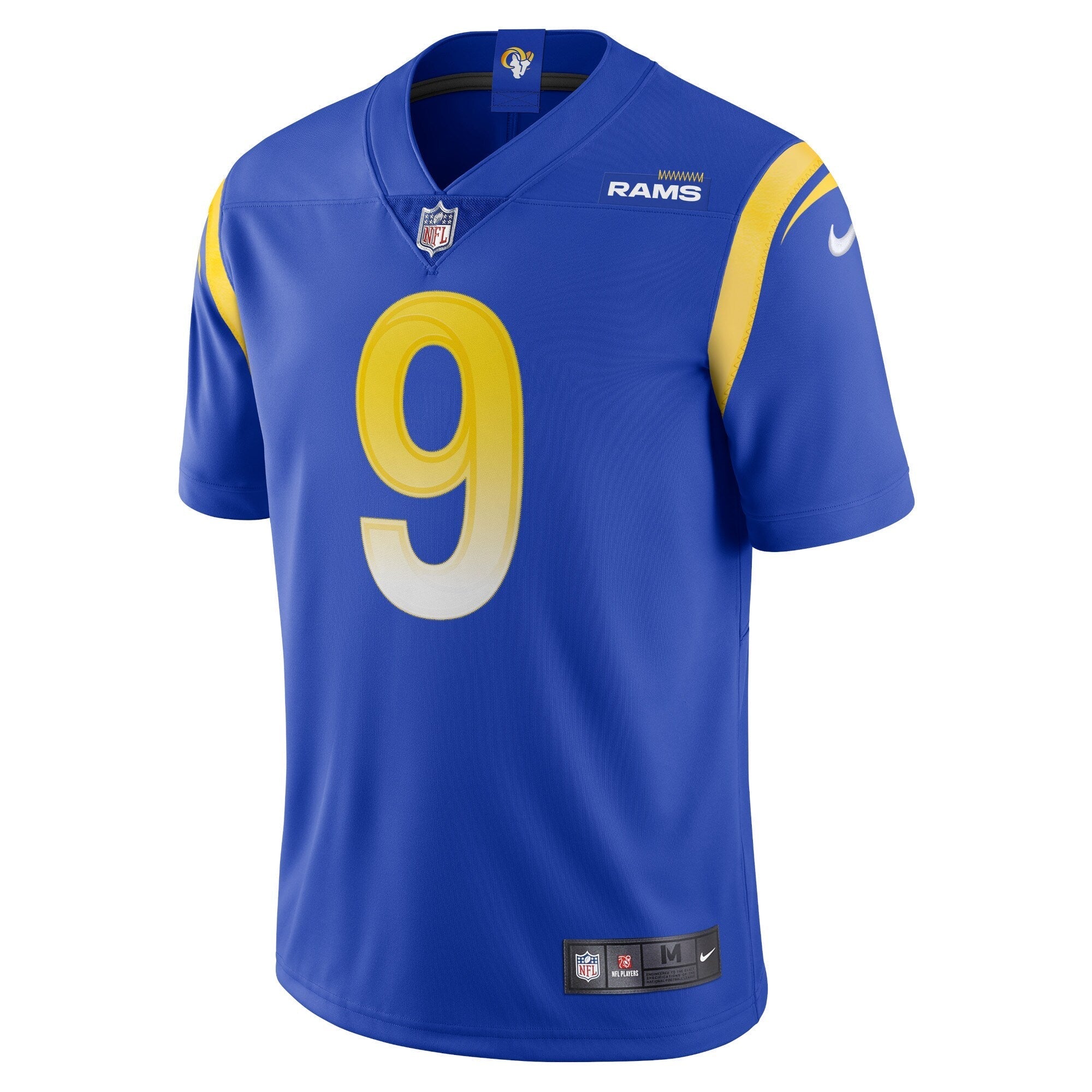Men's Nike Matthew Stafford Royal Los Angeles Rams Vapor Limited Jersey - vstockx