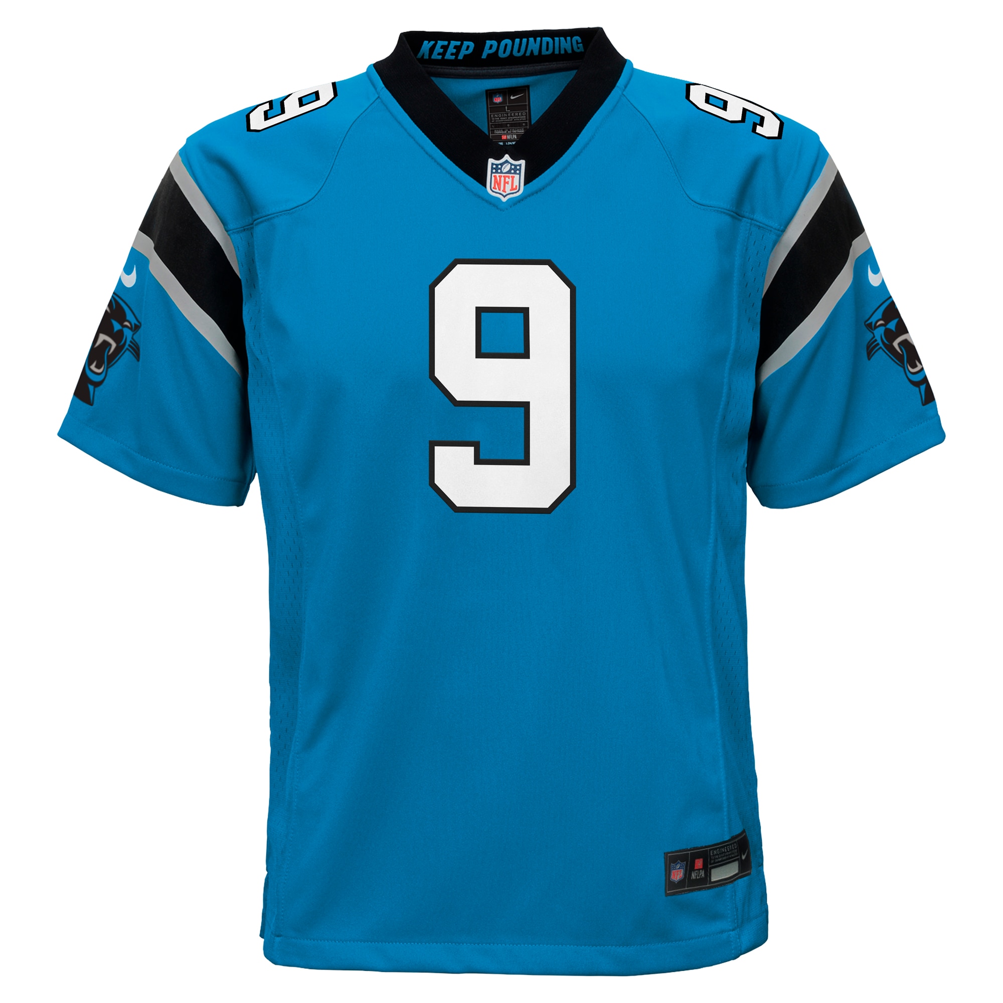 Bryce Young Carolina Panthers Nike Youth Game Jersey - Blue - vstockx