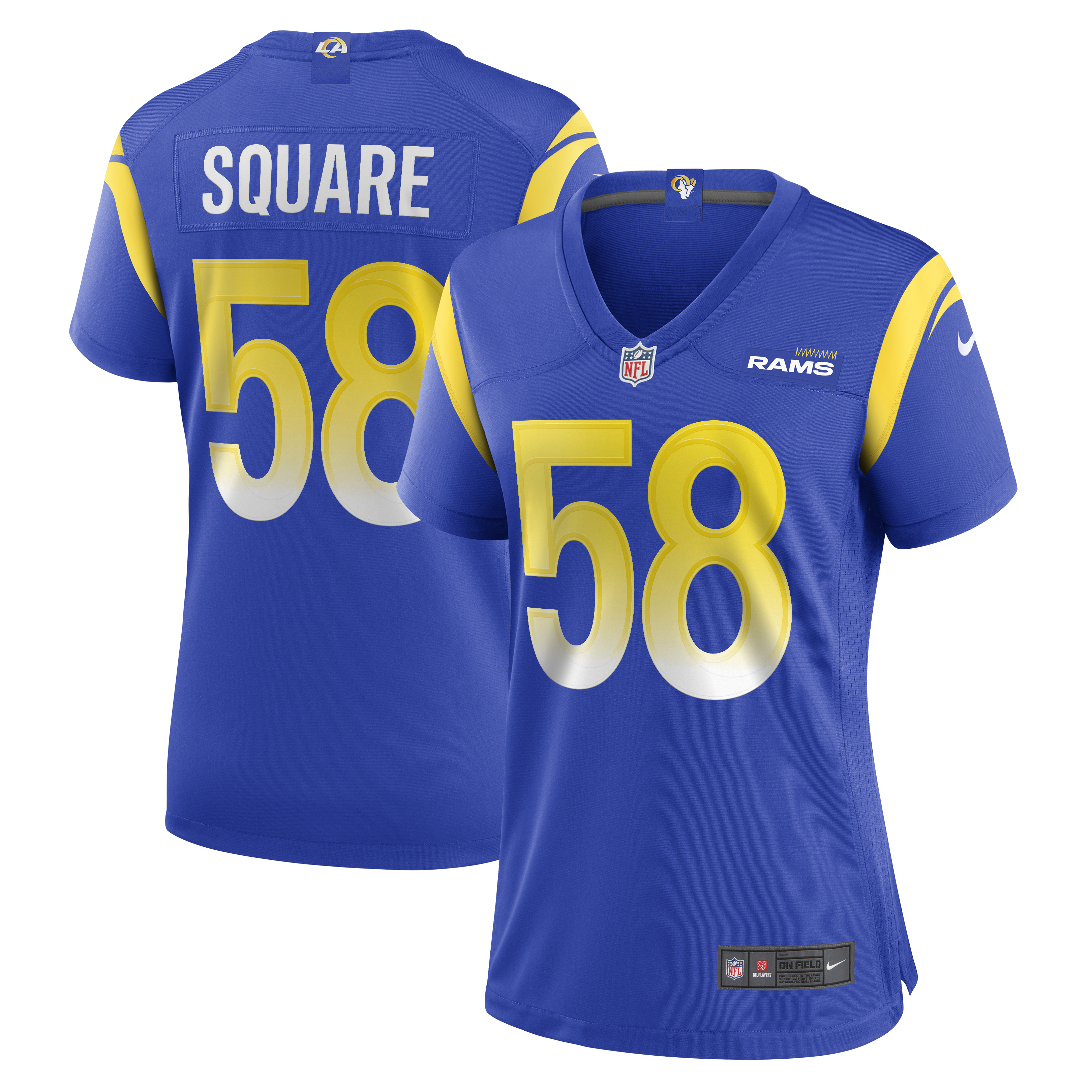 DeAndre Square Los Angeles Rams Nike Women's Game Jersey - Royal - vstockx