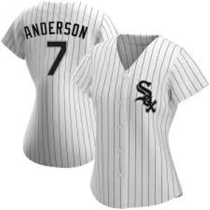 Womens Chicago White Sox Tim Anderson Cool Base Replica Jersey White - vstockx