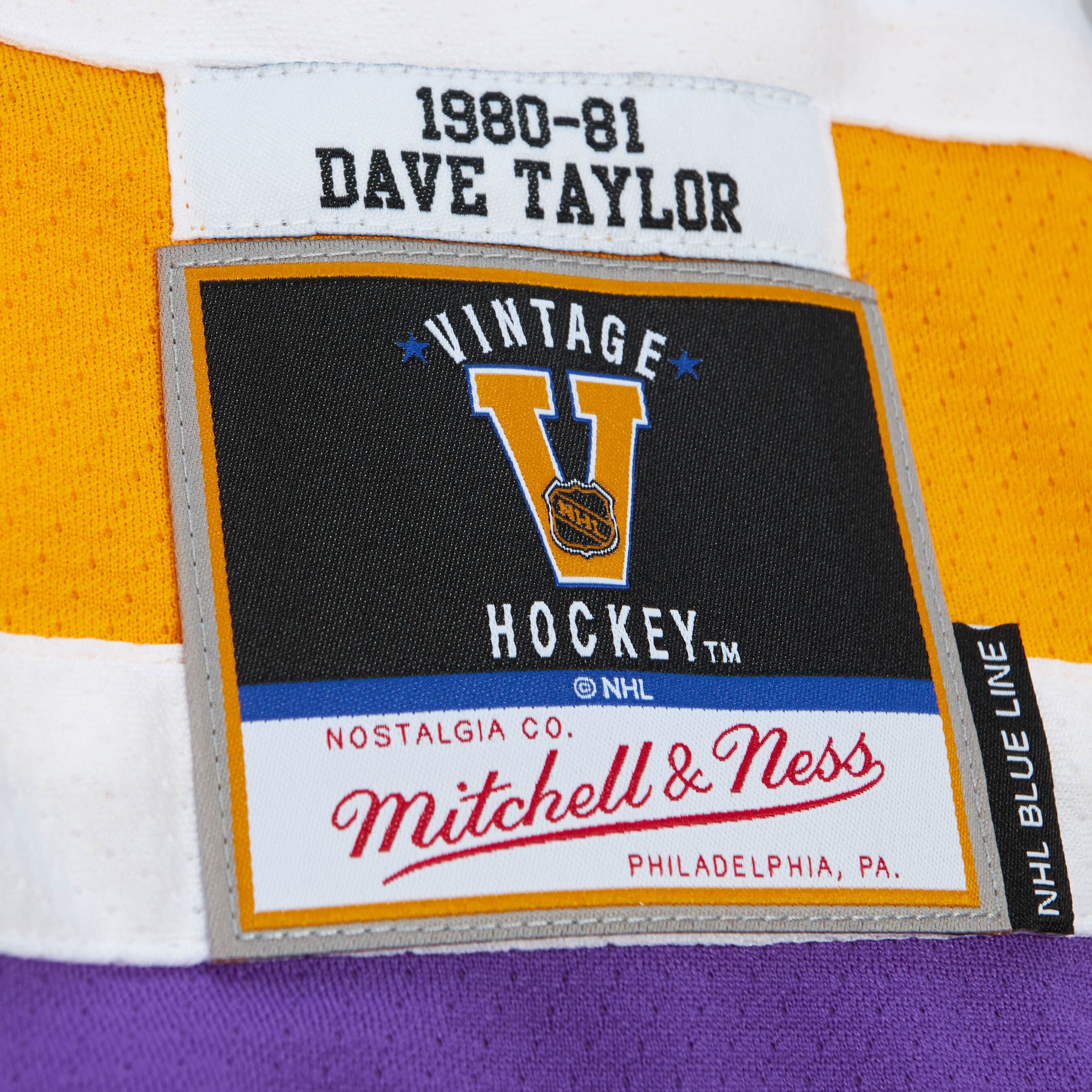 Blue Line Dave Taylor Los Angeles Kings 1980 Jersey - vstockx