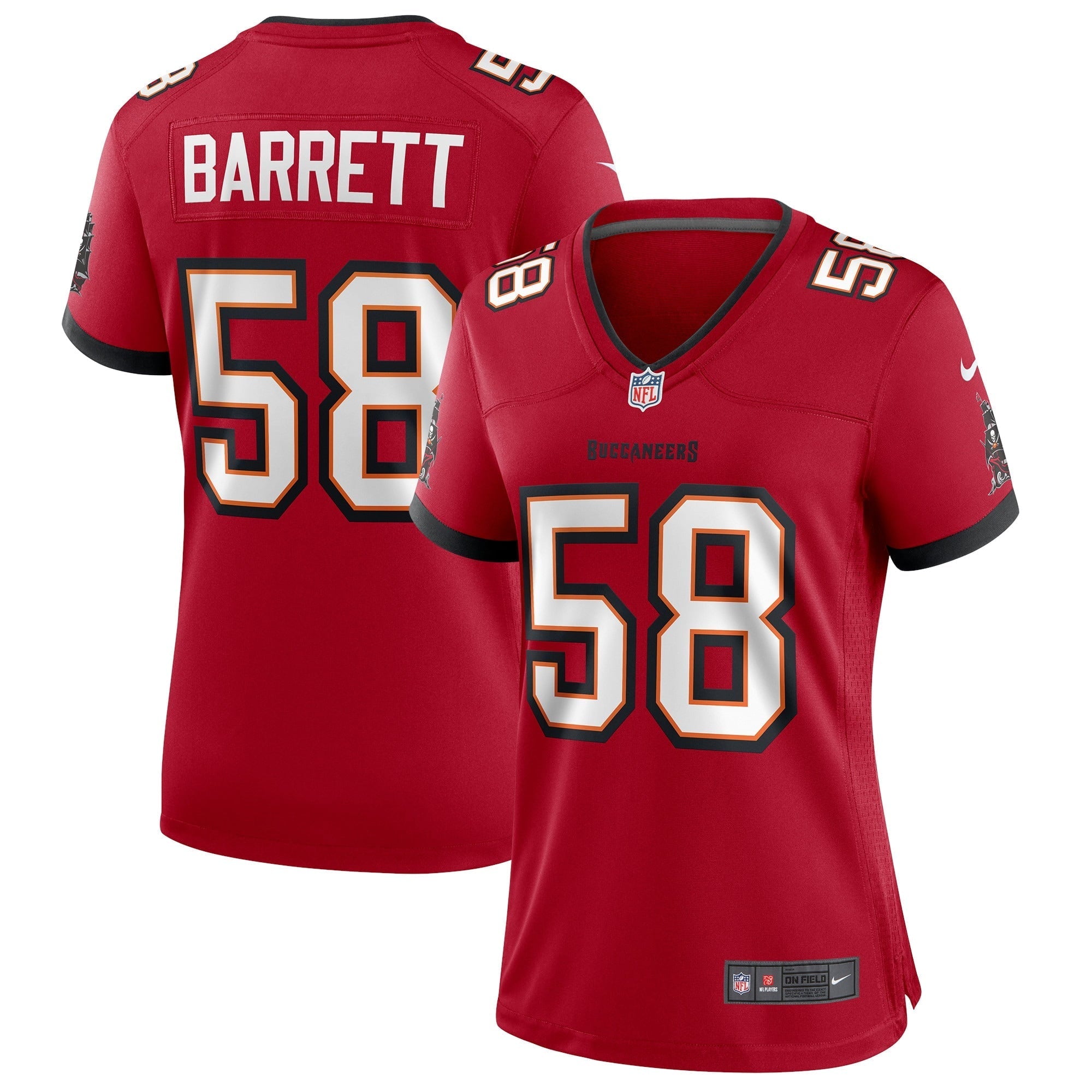 Women's Nike Shaquil Barrett Red Tampa Bay Buccaneers Game Jersey - vstockx