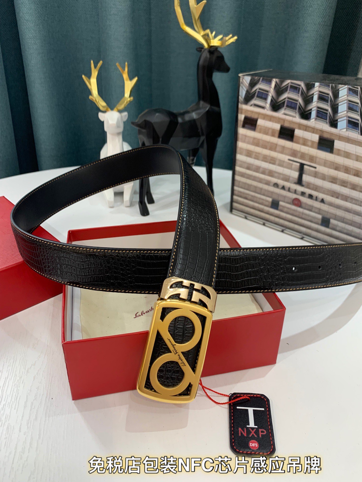 Streetwear Belt Ferragamo 319260 size:3.5cm - vstockx