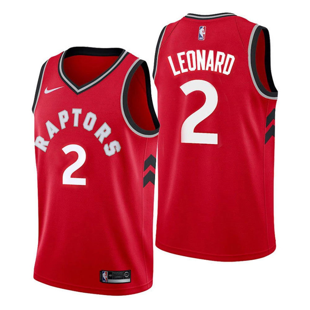 Men's Toronto Raptors Kawhi Leonard Icon Edition Jersey - Red - vstockx