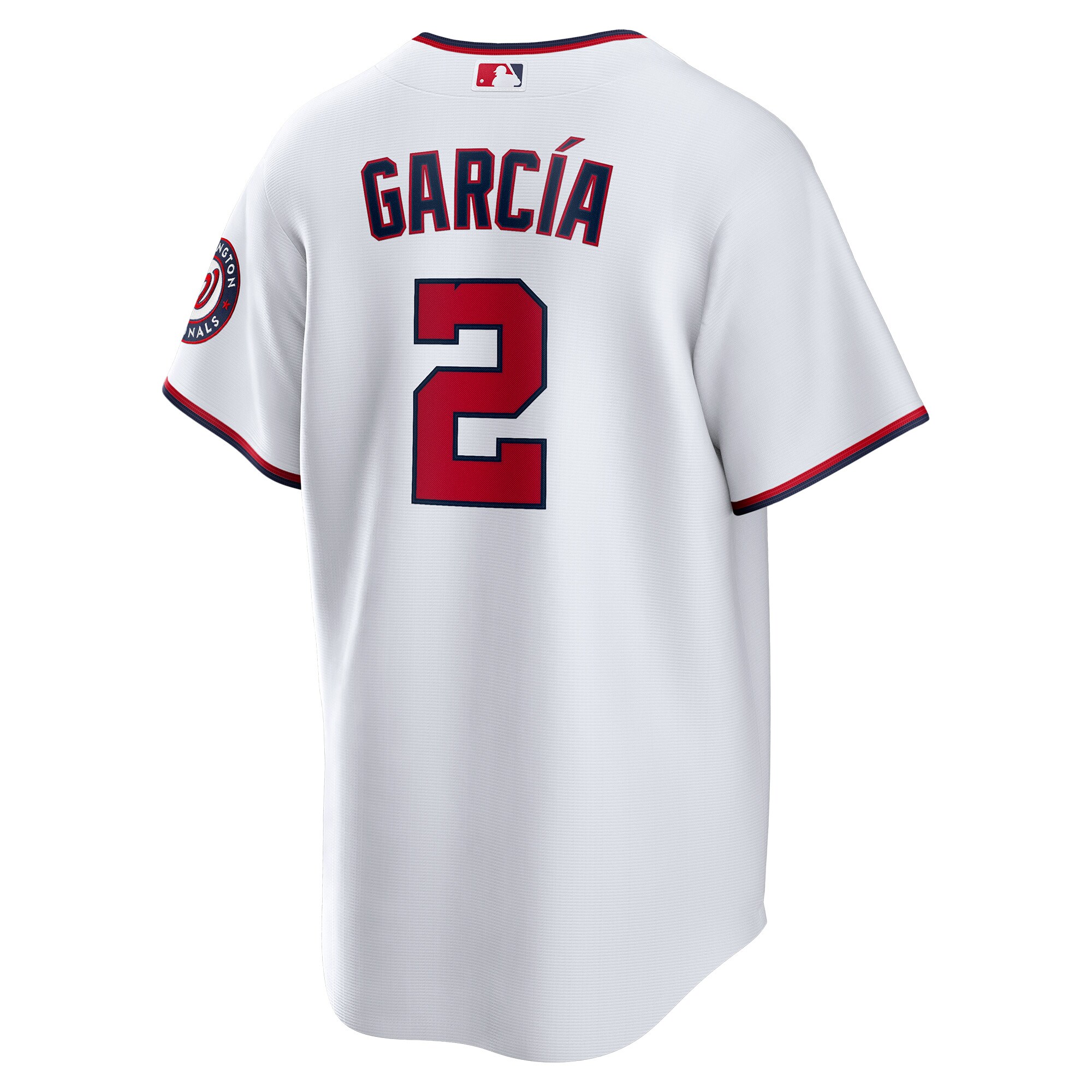 Luis Garcia Washington Nationals Nike Home Replica Player Jersey - White - vstockx