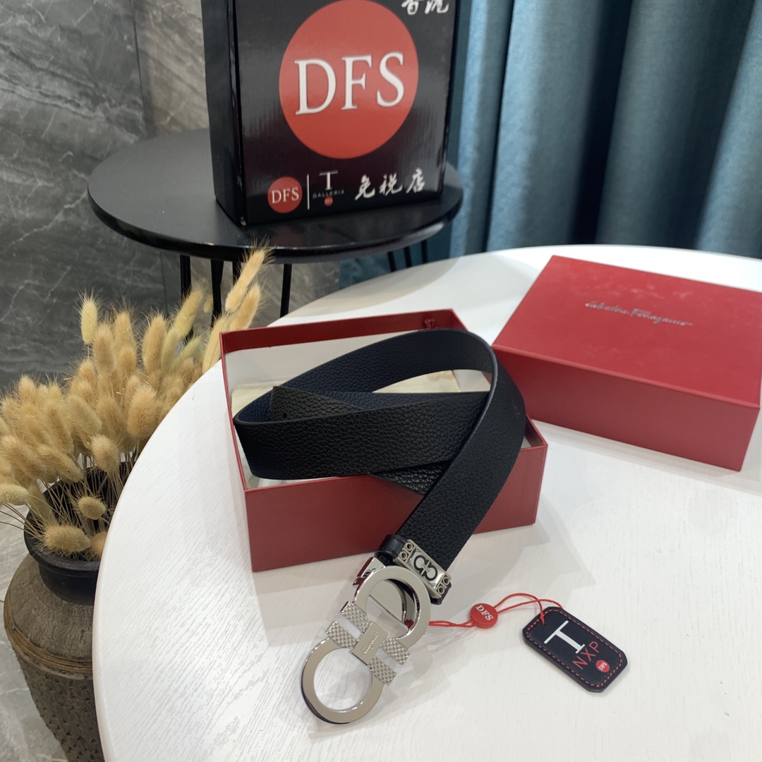 Streetwear Belt Ferragamo 319595 size:3.5cm - vstockx