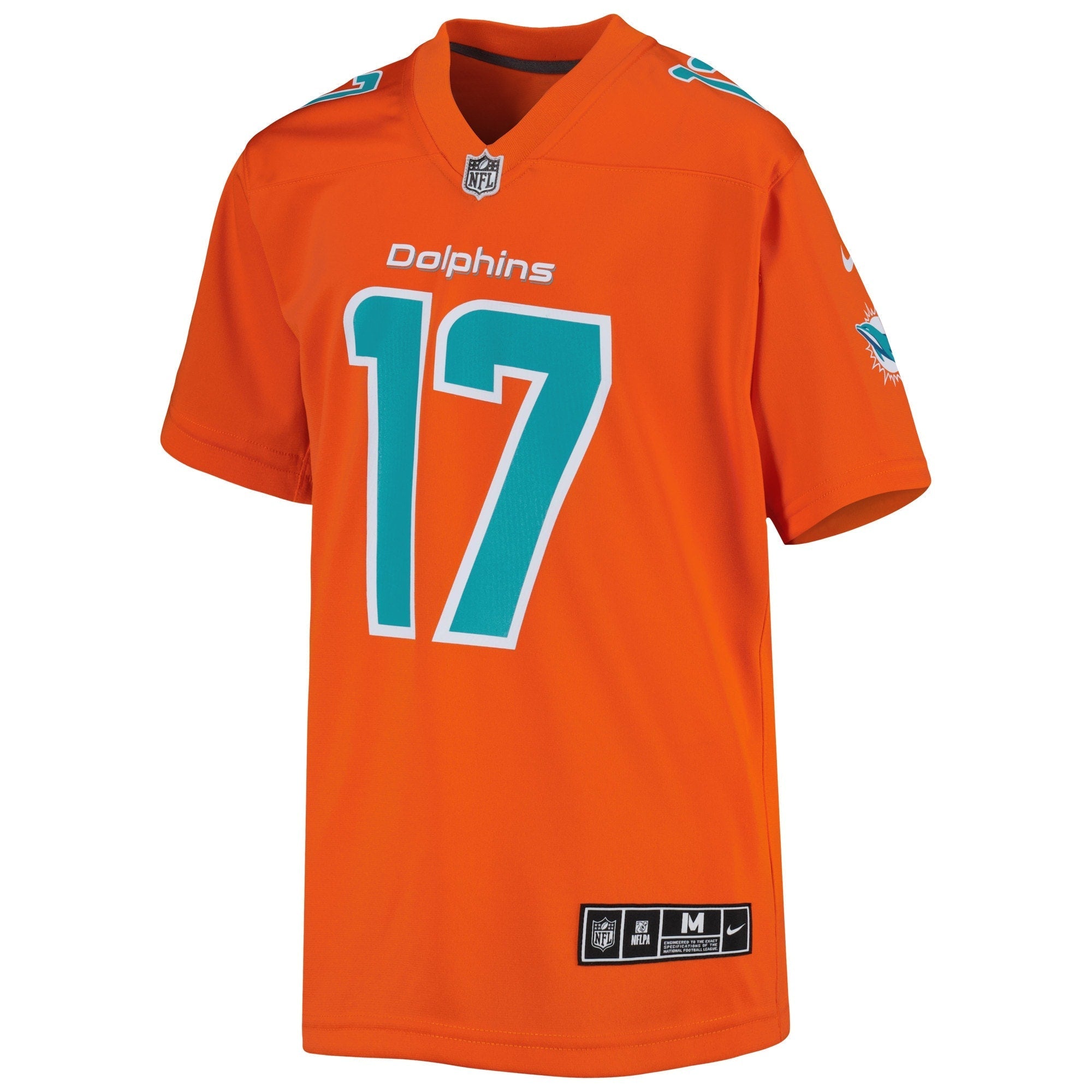 Youth Nike Jaylen Waddle Orange Miami Dolphins Inverted Game Jersey - vstockx