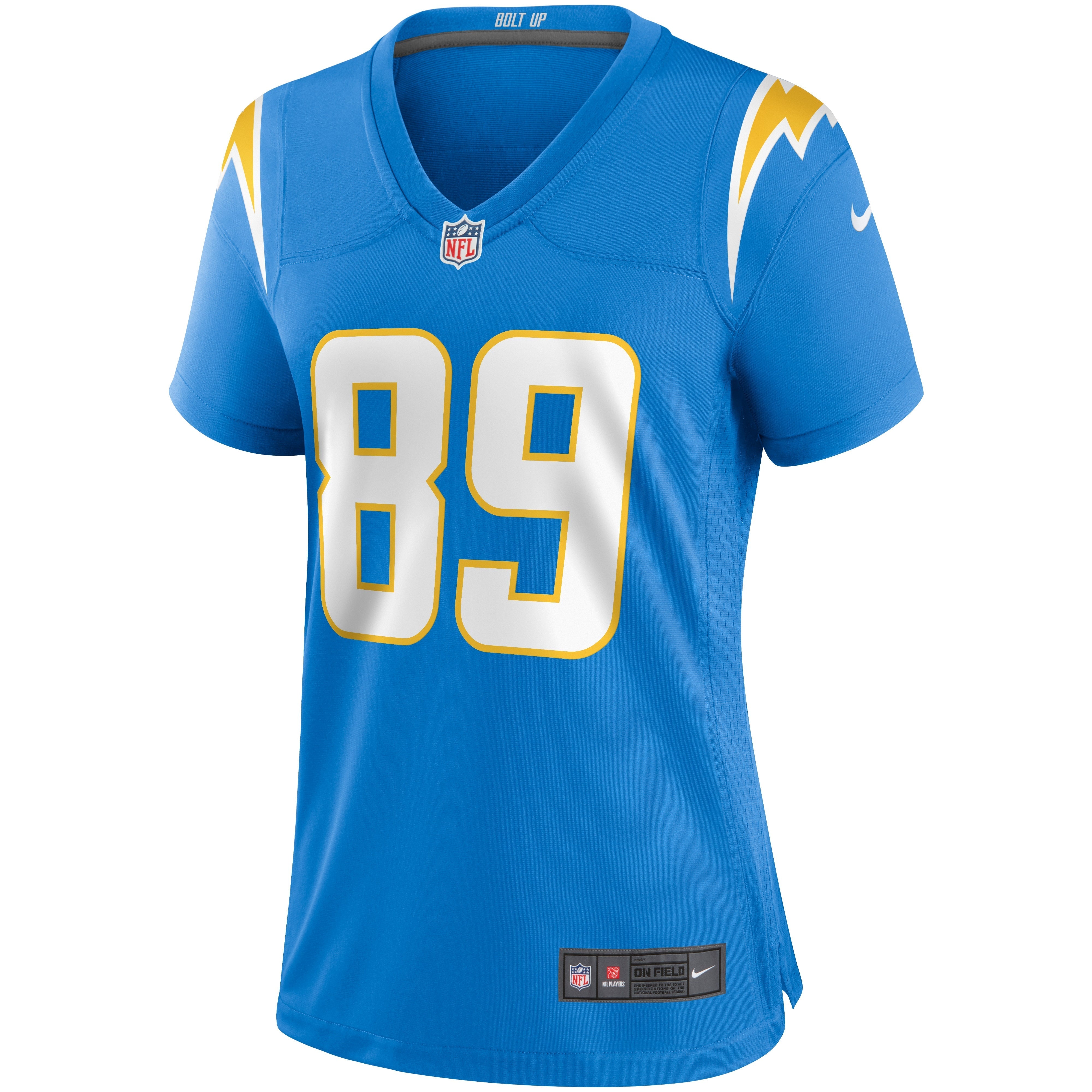 Women's Nike Donald Parham Jr. Powder Blue Los Angeles Chargers Game Jersey - vstockx