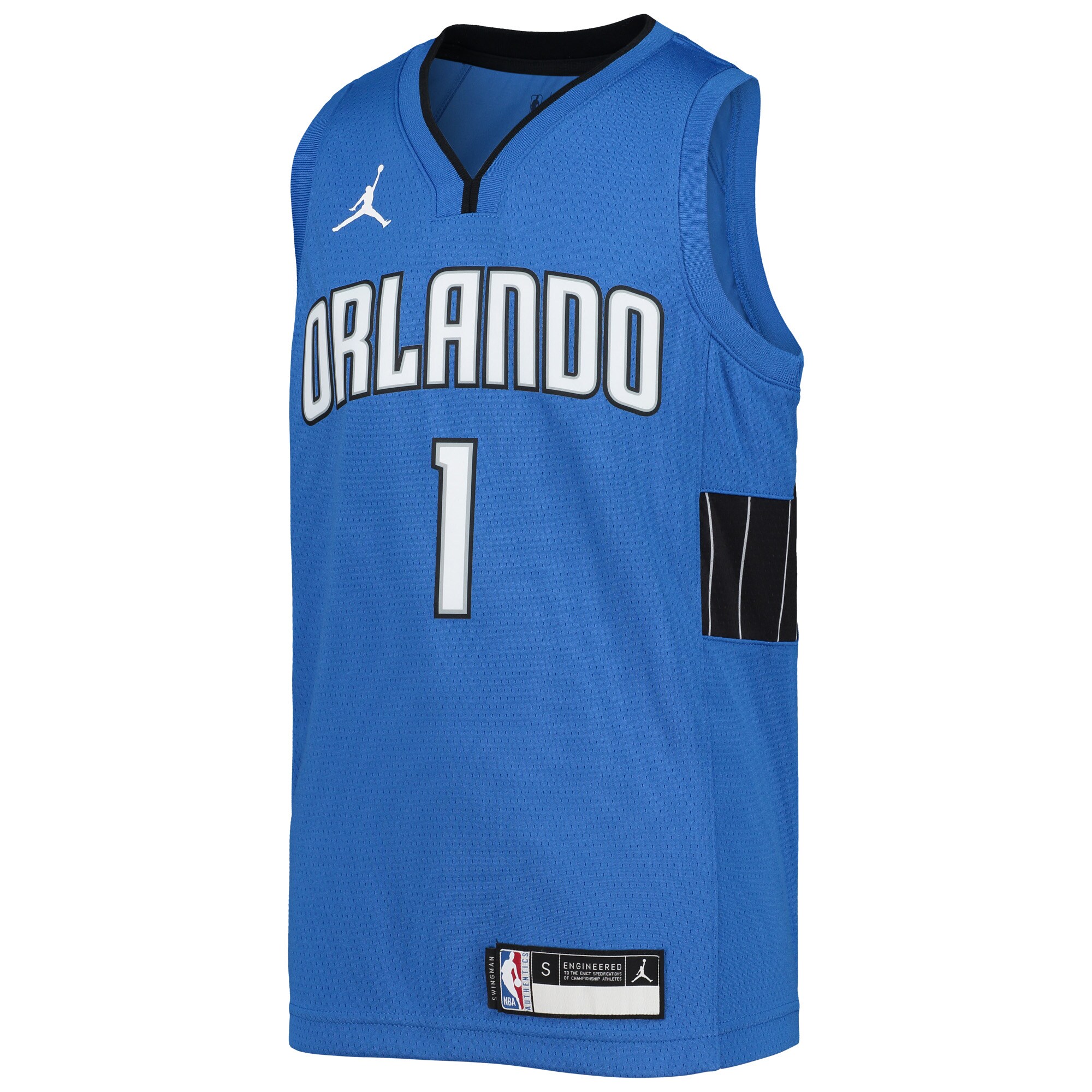 Jonathan Isaac Orlando Magic Jordans Brand Youth 2020/21 Player Jersey - Statement Edition - Blue - vstockx