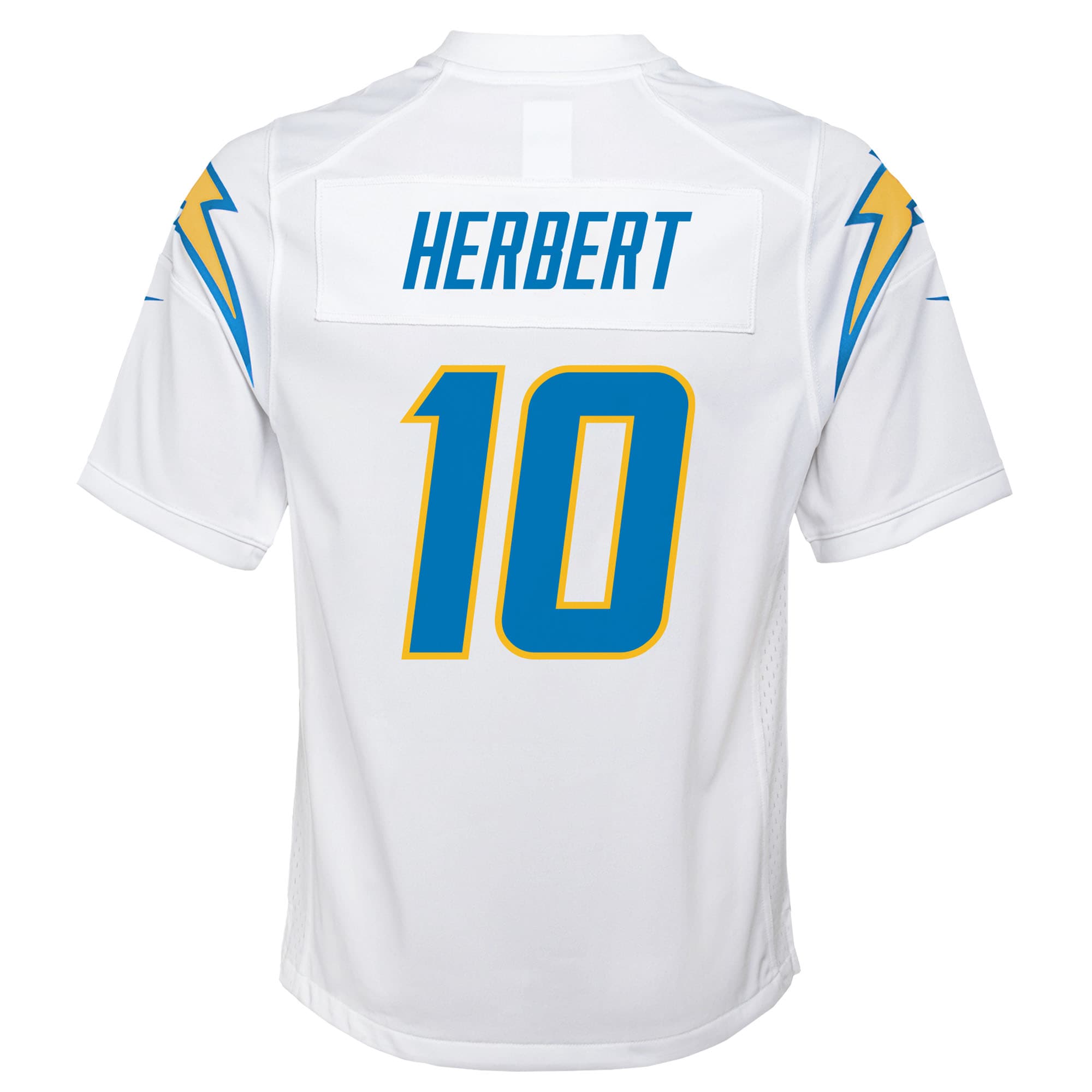 Justin Herbert Los Angeles Chargers Nike Youth Game Jersey - White - vstockx