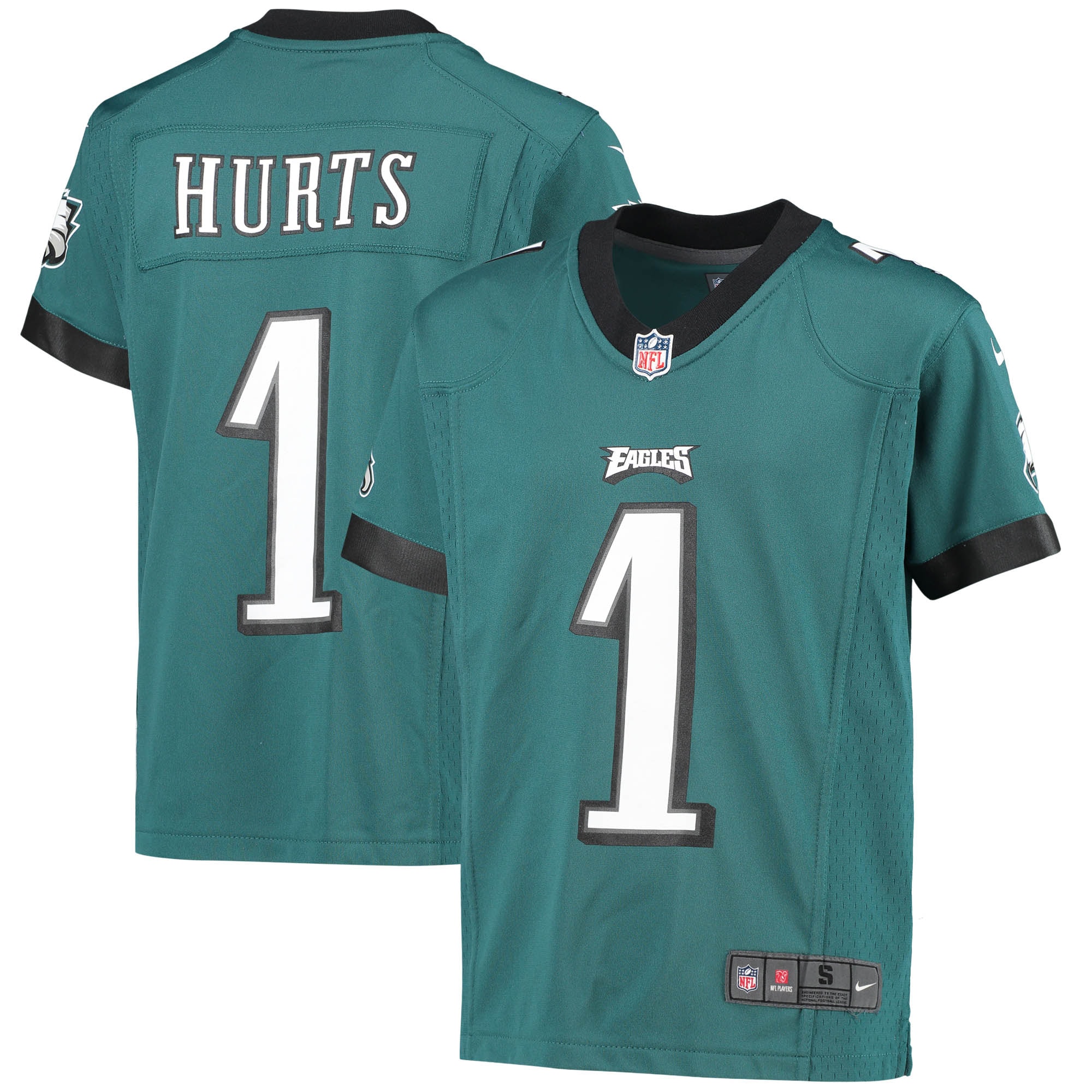 Jalen Hurts Philadelphia Eagles Nike Youth Game Jersey - Green - vstockx