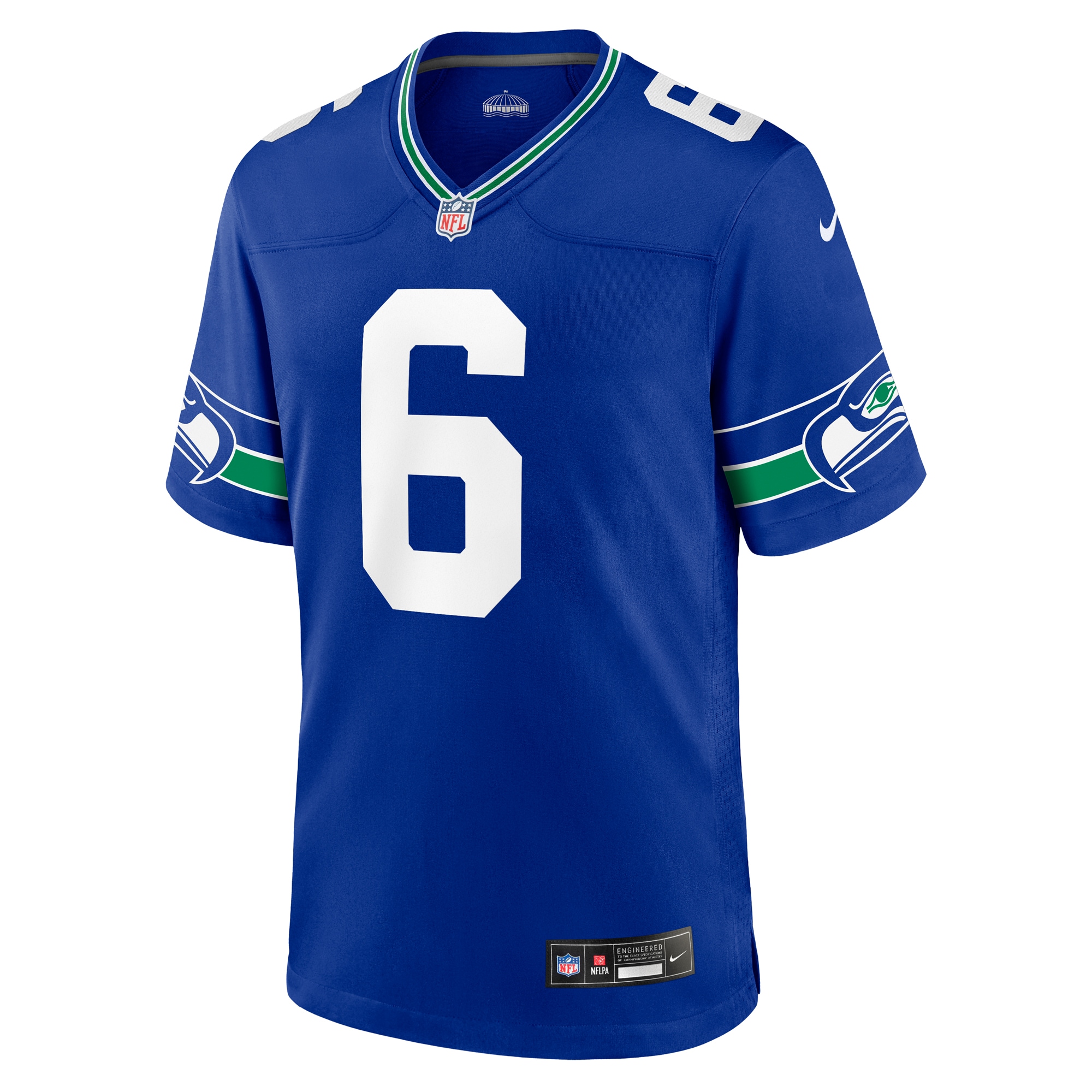 Quandre Diggs Seattle Seahawks Nike Throwback Player Game Jersey - Royal - vstockx