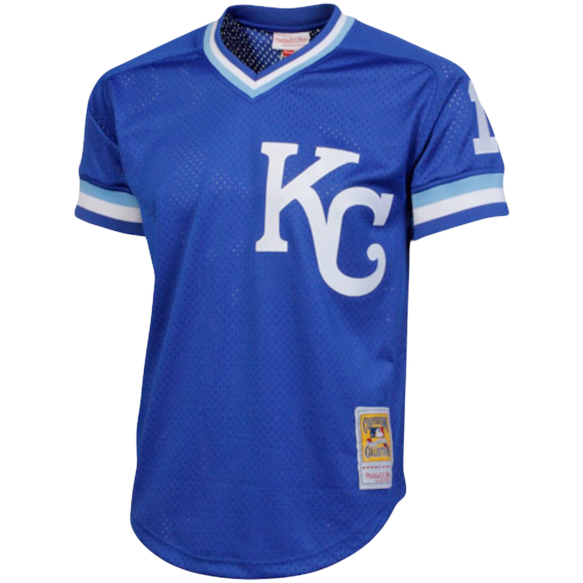 Bo Jackson Kansas City Royals Mitchell & Ness Cooperstown Collection Big & Tall Mesh Batting Practice Jersey - Royal - vstockx