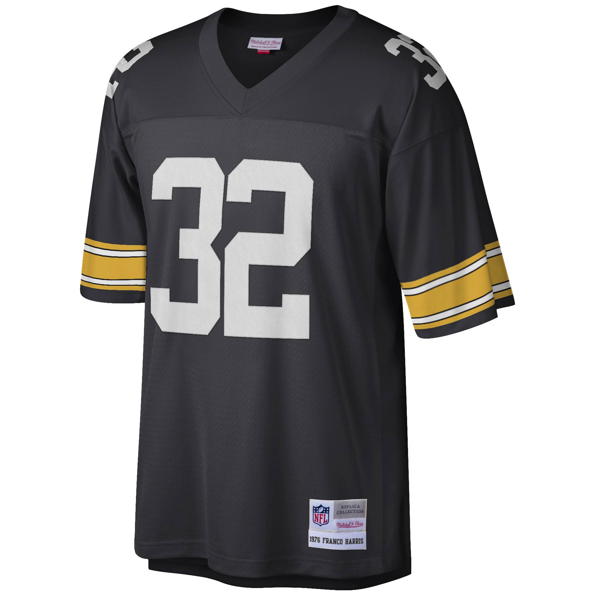 Franco Harris Pittsburgh Steelers Mitchell & Ness Legacy Replica Jersey - Black - vstockx