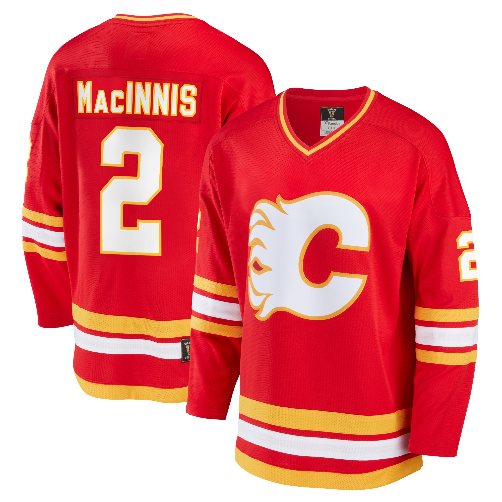 Al Macinnis Calgary Flames Fanatics Branded Breakaway Retired Player Jersey - Red - vstockx