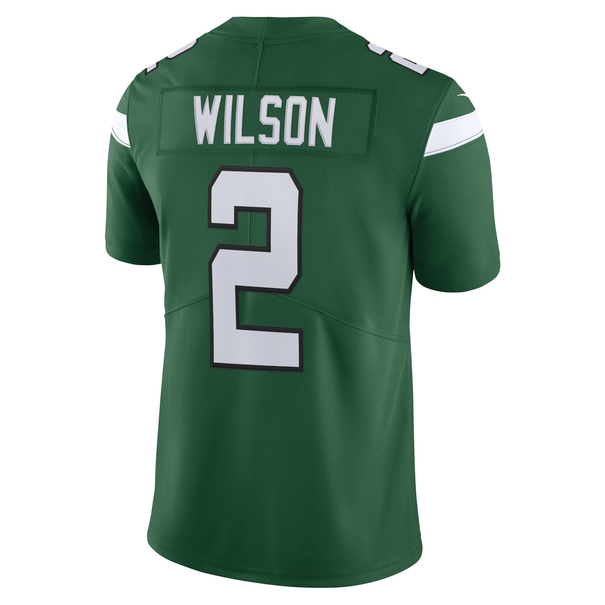 Men's Nike Zach Wilson Gotham Green New York Jets Vapor Limited Jersey - vstockx