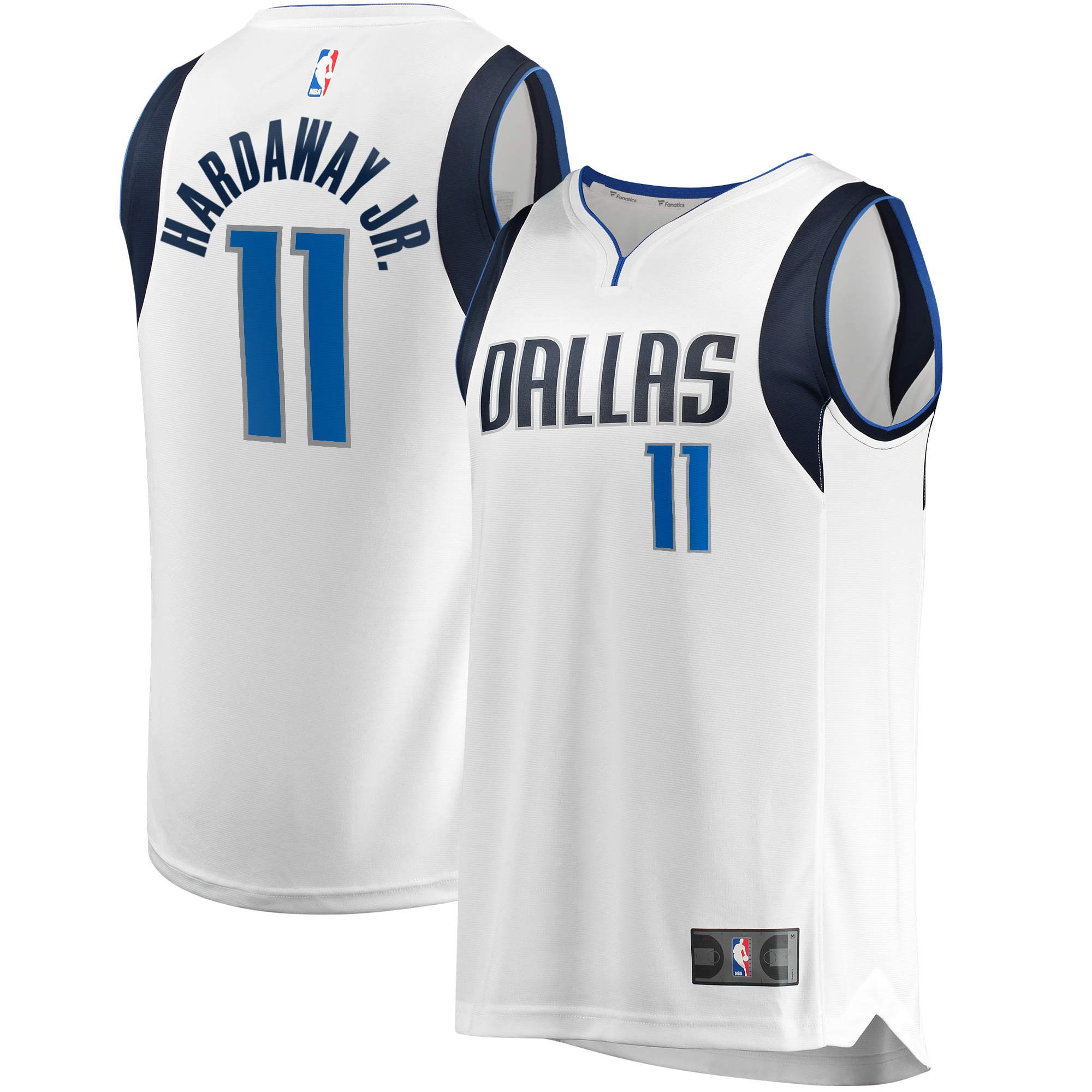 Tim Hardaway Jr. Dallas Mavericks Fanatics Branded Fast Break Player Jersey - Association Edition - White - vstockx