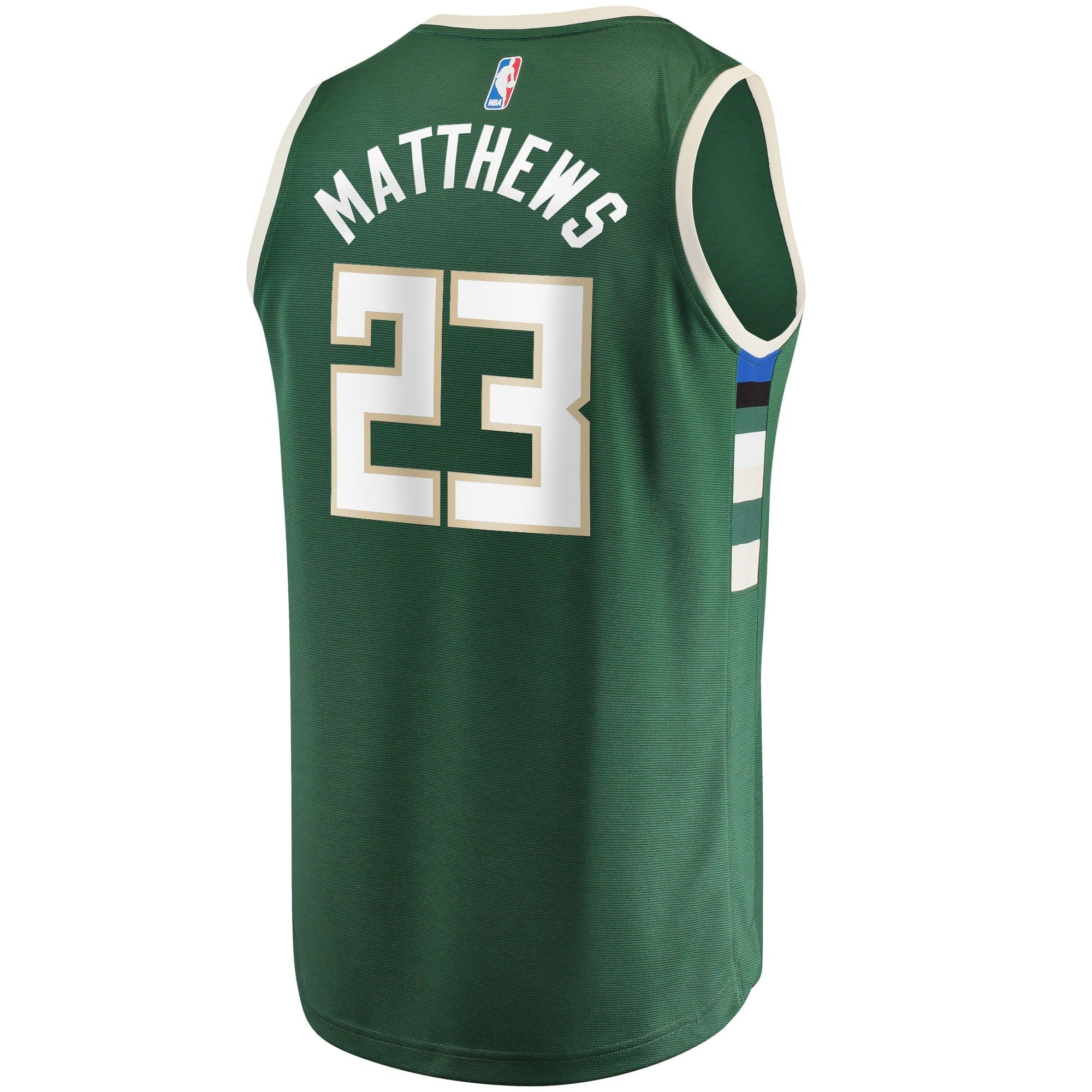 Men's Fanatics Branded Wesley Matthews Hunter Green Milwaukee Bucks 2021/22 Fast Break Replica Jersey - Icon Edition - vstockx