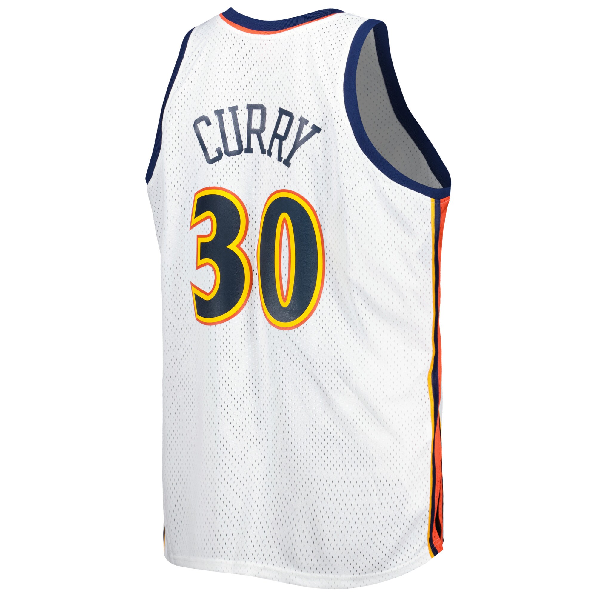 Stephen Curry Golden State Warriors Mitchell & Ness Big & Tall Hardwood Classics 2008/09 Swingman Jersey - White - vstockx