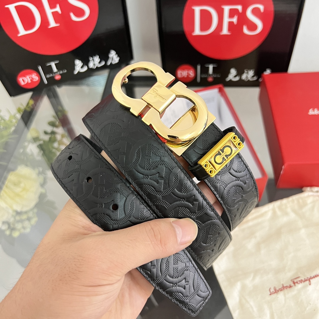 Streetwear Belt Ferragamo 320169 size:3.5cm - vstockx