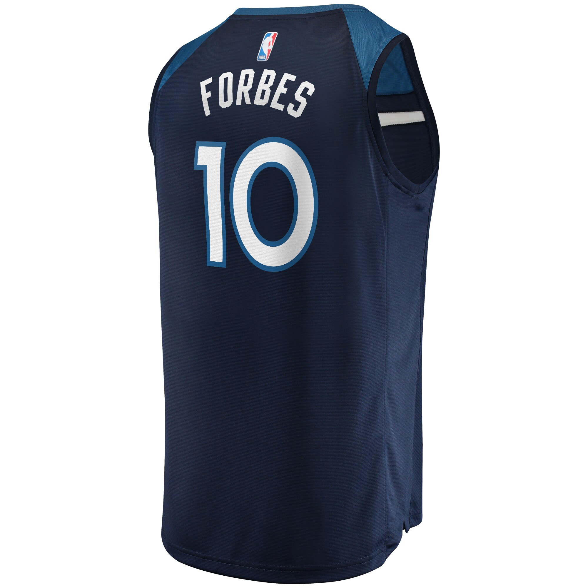 Bryn Forbes Minnesota Timberwolves Fanatics Branded Fast Break Replica Jersey - Icon Edition - Navy - vstockx
