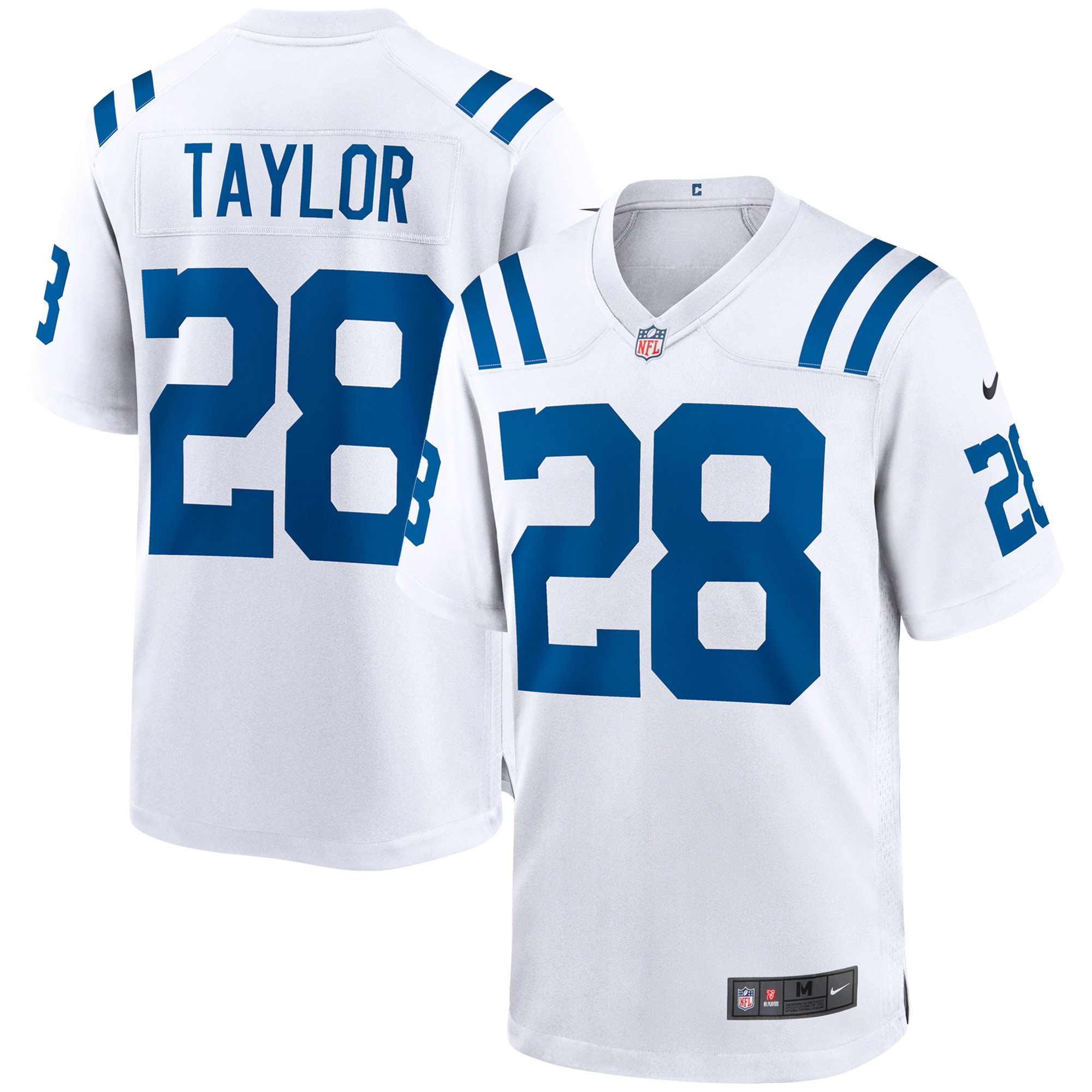 Jonathan Taylor Indianapolis Colts Nike Game Jersey - White - vstockx