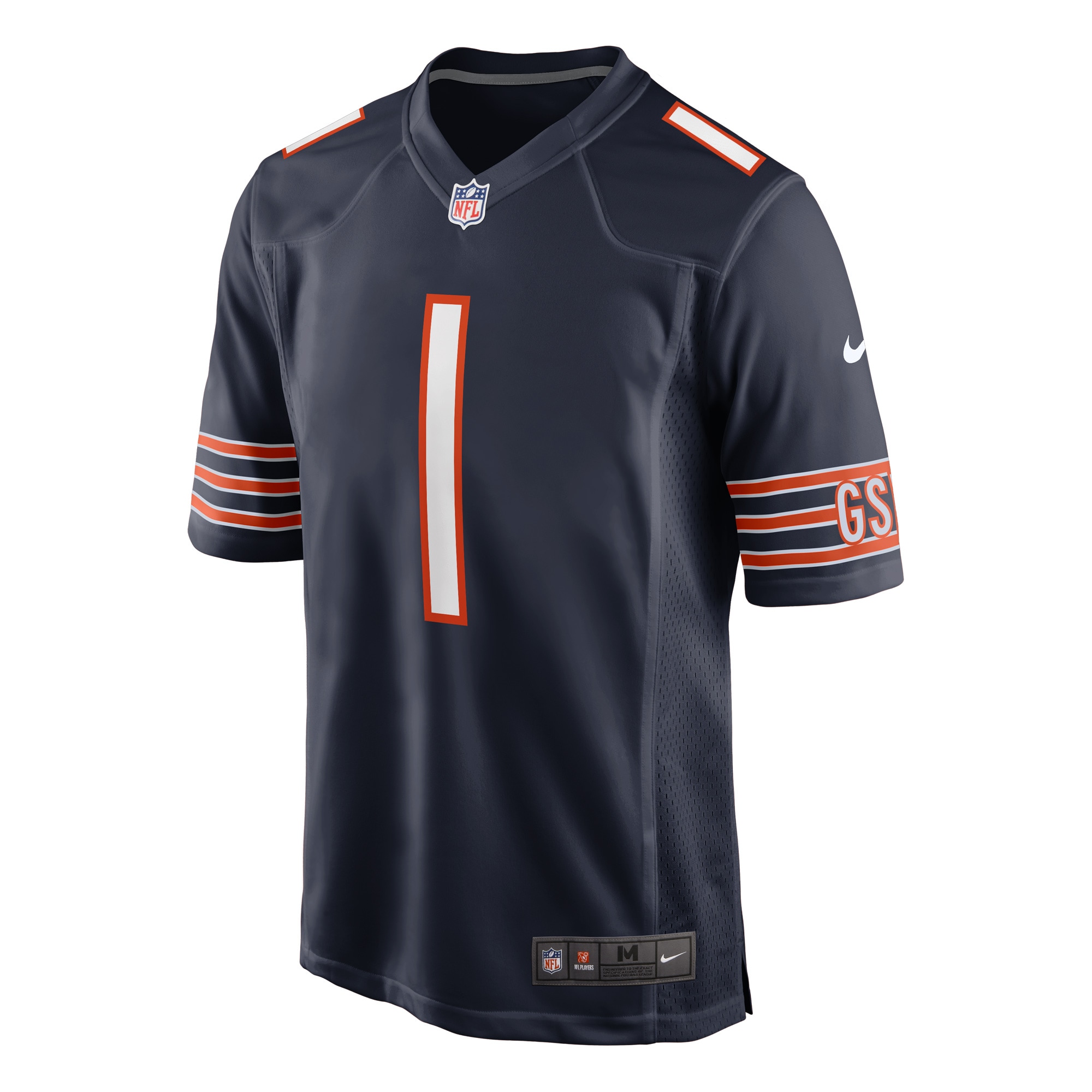 Justin Fields Chicago Bears Nike Game Jersey - Navy - vstockx