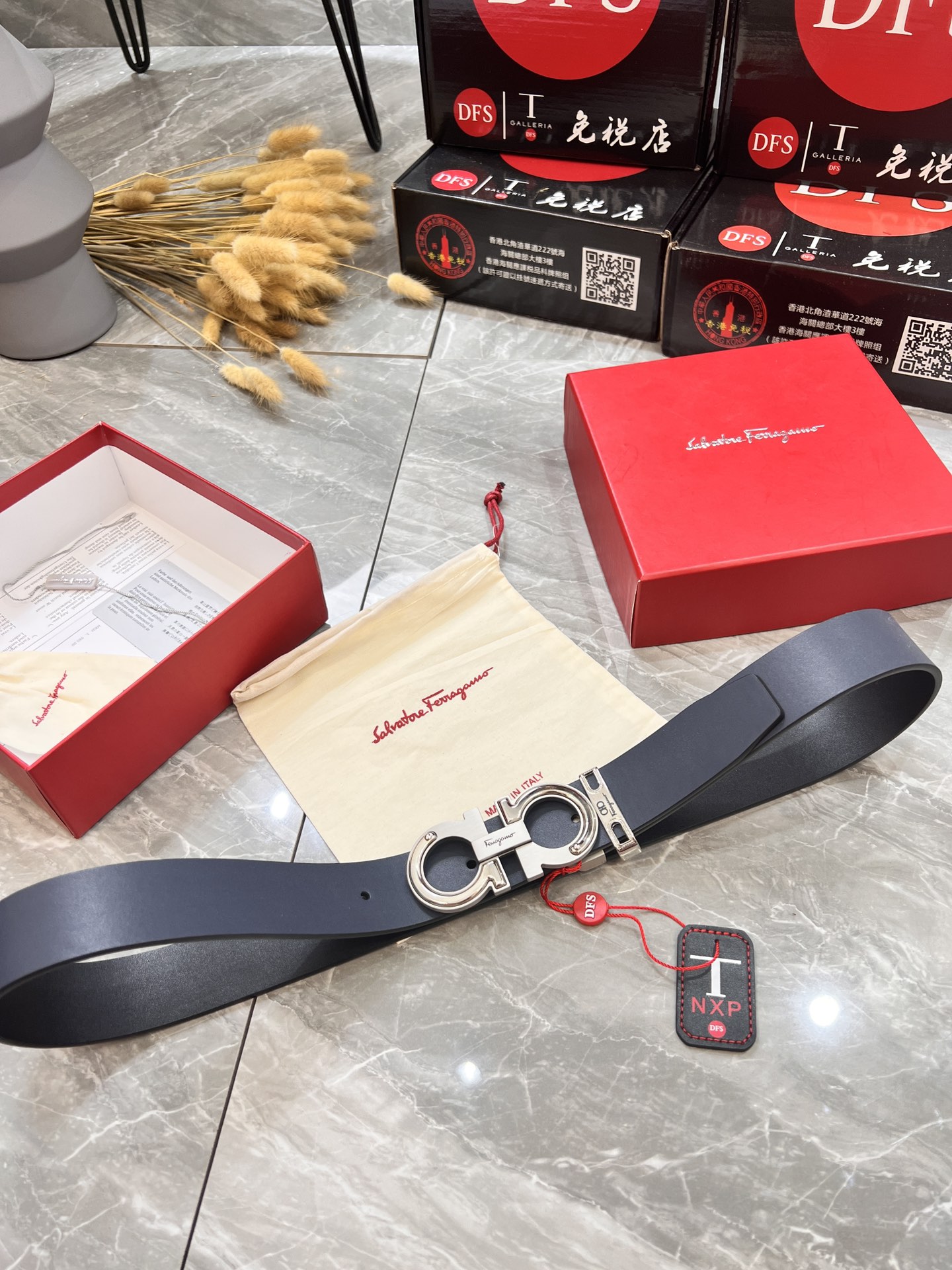 Streetwear Belt Ferragamo 319948 size:3.5cm - vstockx