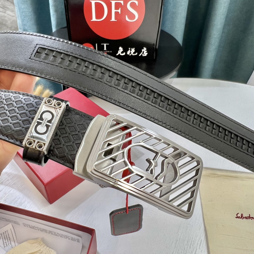 Streetwear Belt Ferragamo 319568 size:3.5cm - vstockx