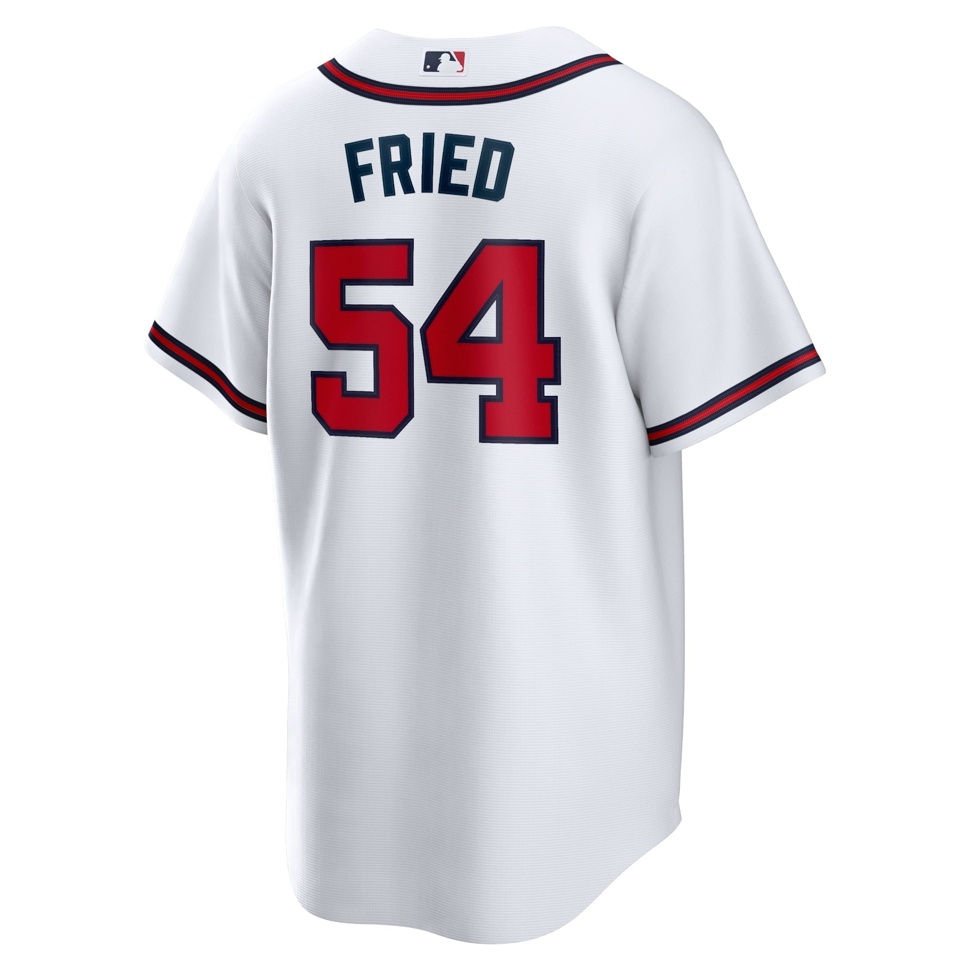 Men's Nike Max Fried White Atlanta Braves Home Replica Player Jersey - vstockx