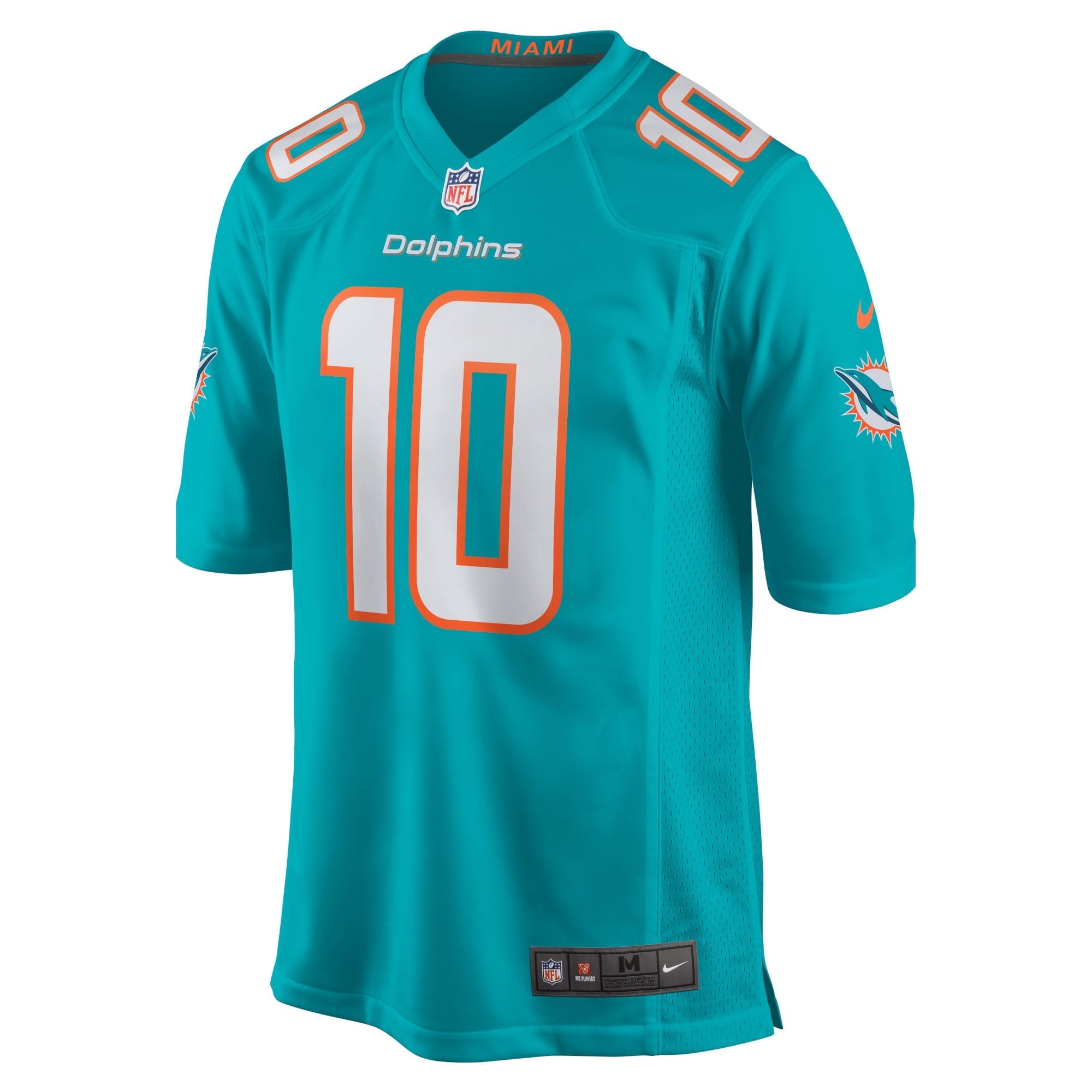 Men's Nike Tyreek Hill Aqua Miami Dolphins Game Jersey - vstockx