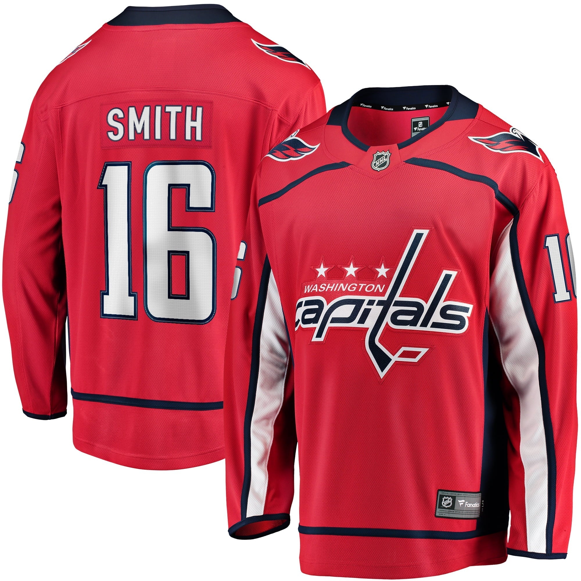 Men's Fanatics Branded Craig Smith Red Washington Capitals Home Breakaway Jersey - vstockx