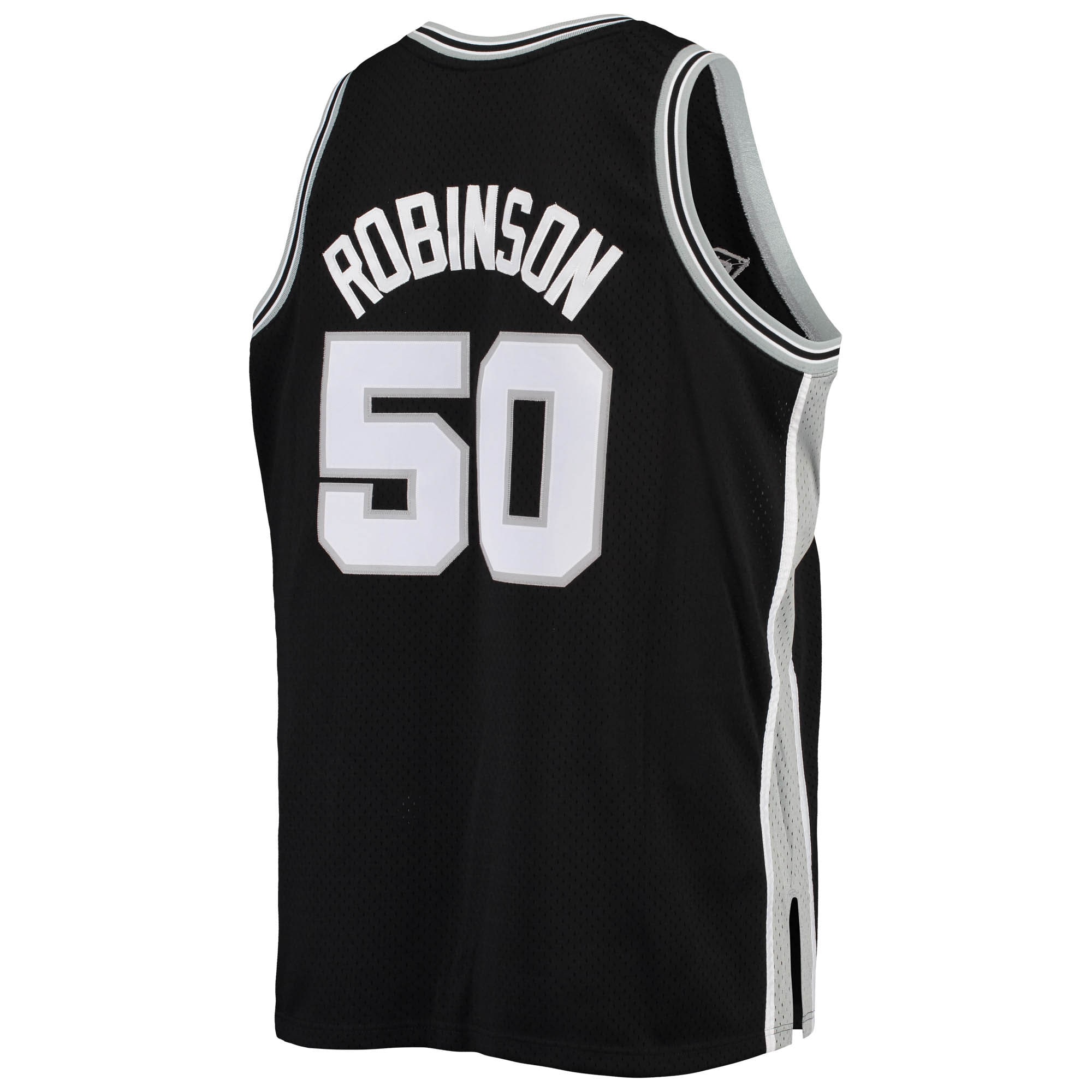 David Robinson San Antonio Spurs Mitchell & Ness Big & Tall Hardwood Classics Jersey - Black - vstockx