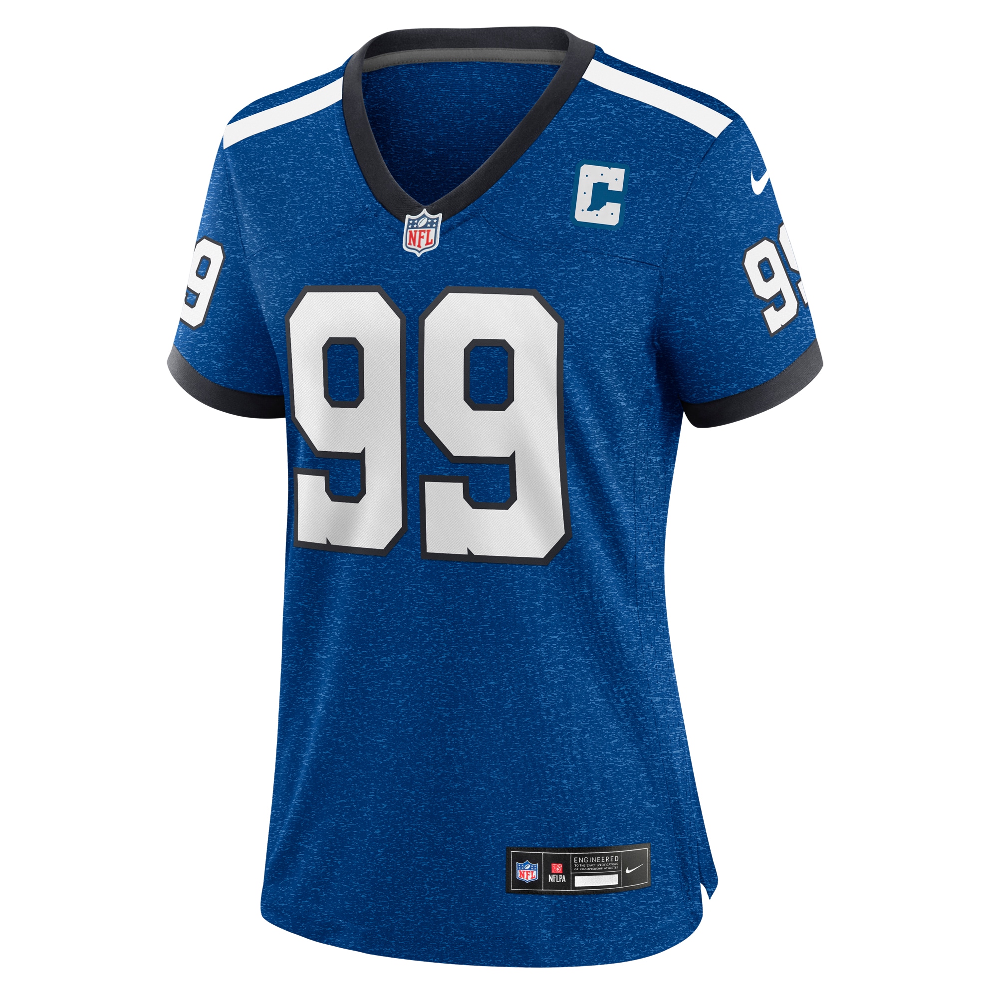 DeForest Buckner Indianapolis Colts Nike Women's Indiana Nights Alternate Game Jersey - Royal - vstockx